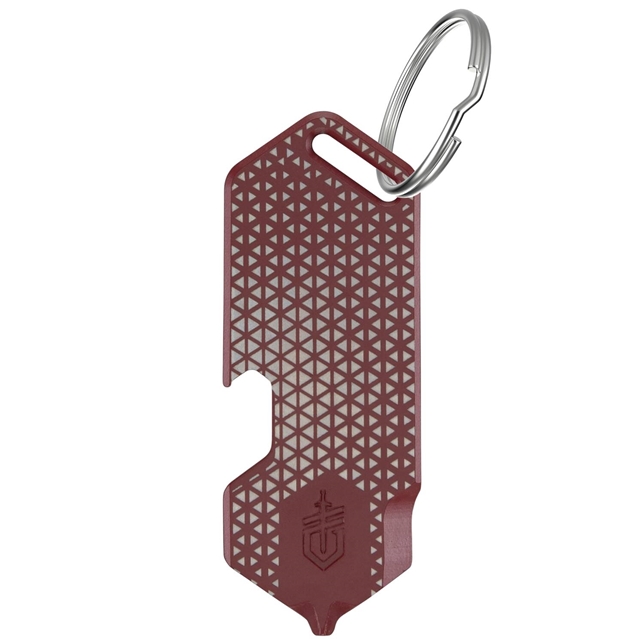 Gerber Shard DT Keychain Multi-Tool Drab Red Triangle Pattern 3-in-1 G1074007 View 3