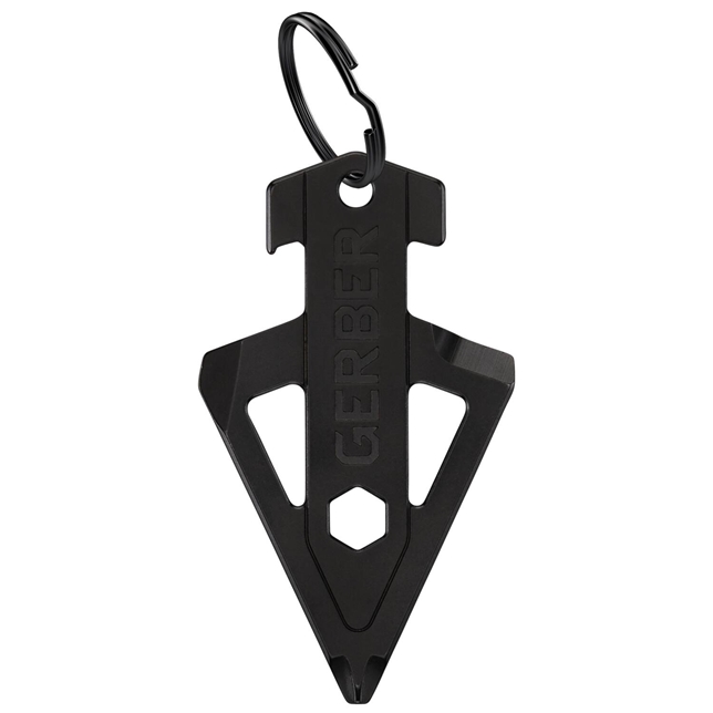 Gerber Broadhead Keychain Multi-Tool Black 5-in-1 G1074044 View 1