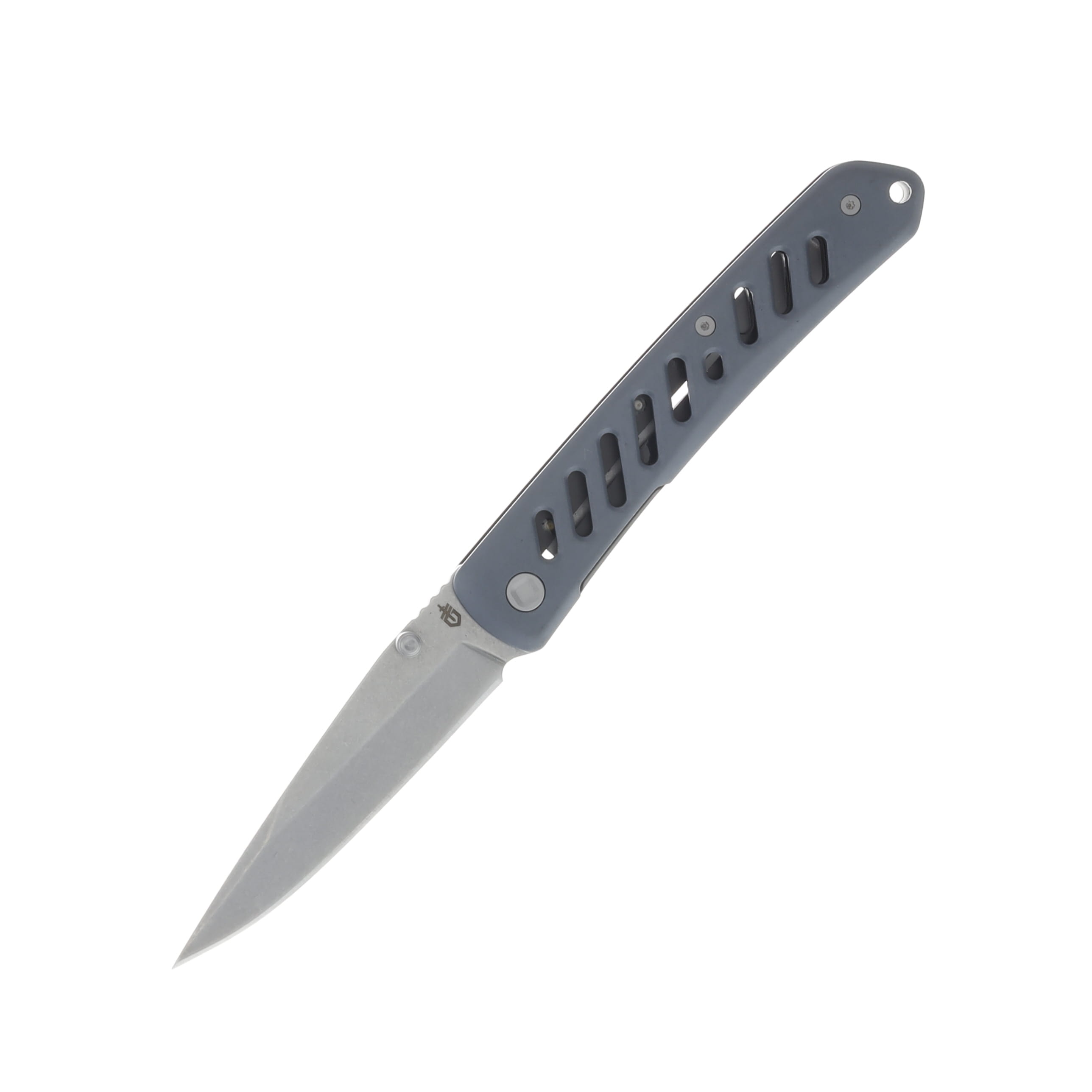 Gerber Affirm Folding Knife Urban Blue 1.9 Inch Plain Satin Clip Point G1074310 View 1