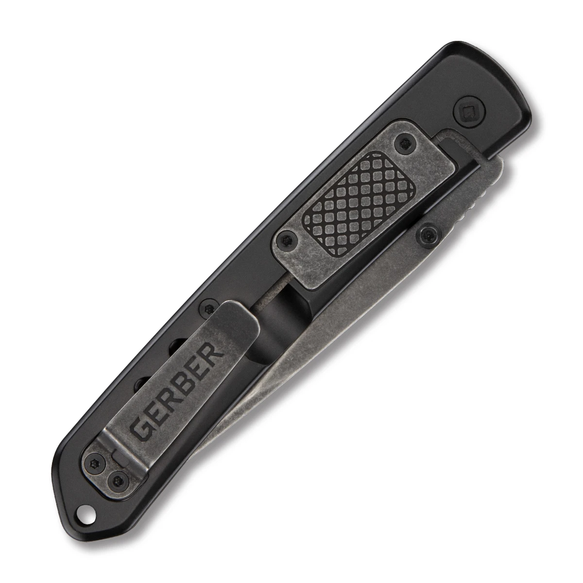 Gerber Affirm Folding Knife Green 1.9 Inch Plain Stonewash Clip Point G1074312 View 4