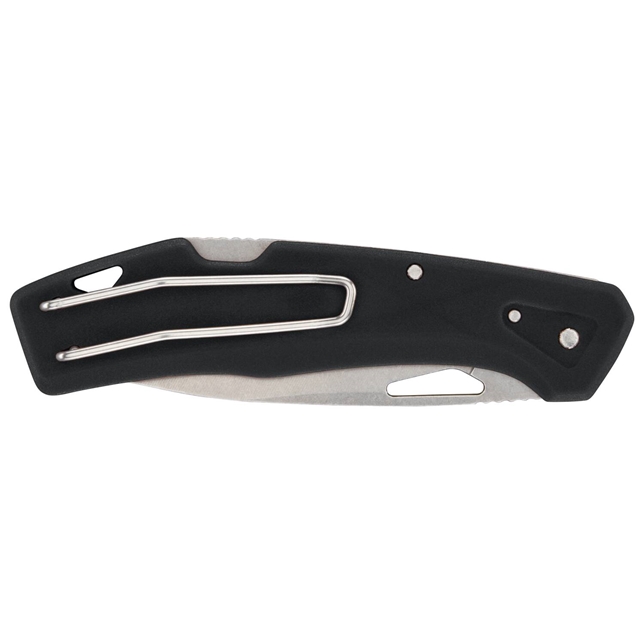 Gerber Knives LST Black Folding Knife GFN 2.5in Stonewash Clip Point Blade G1074516 View 2