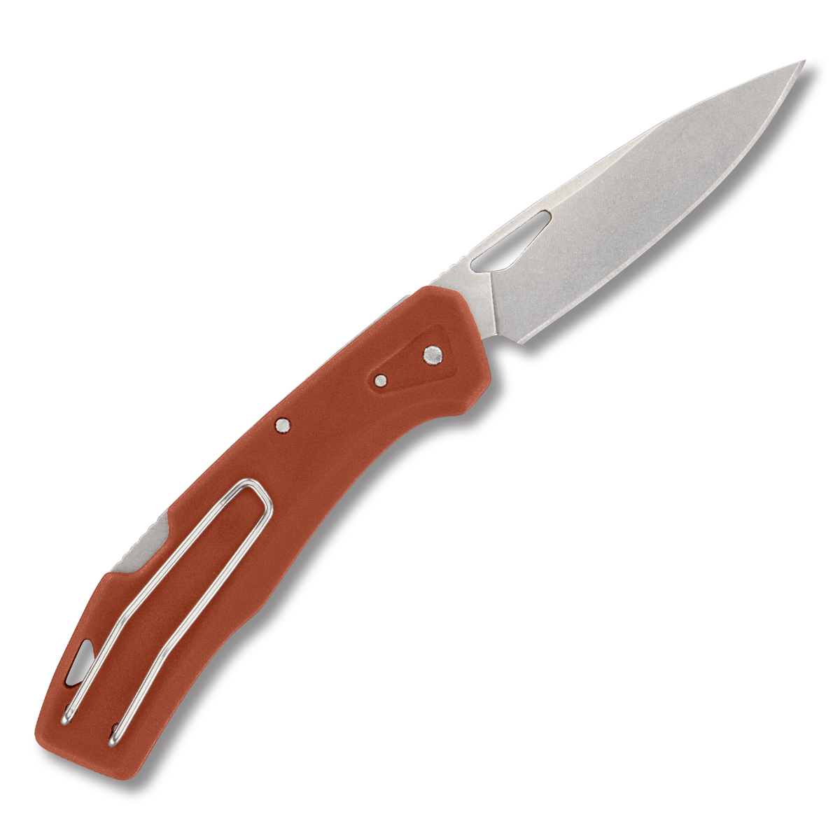 Gerber LST Burnt Orange Glass Filled Nylon Handle 440A Blade Blister Pack G1074522 View 2