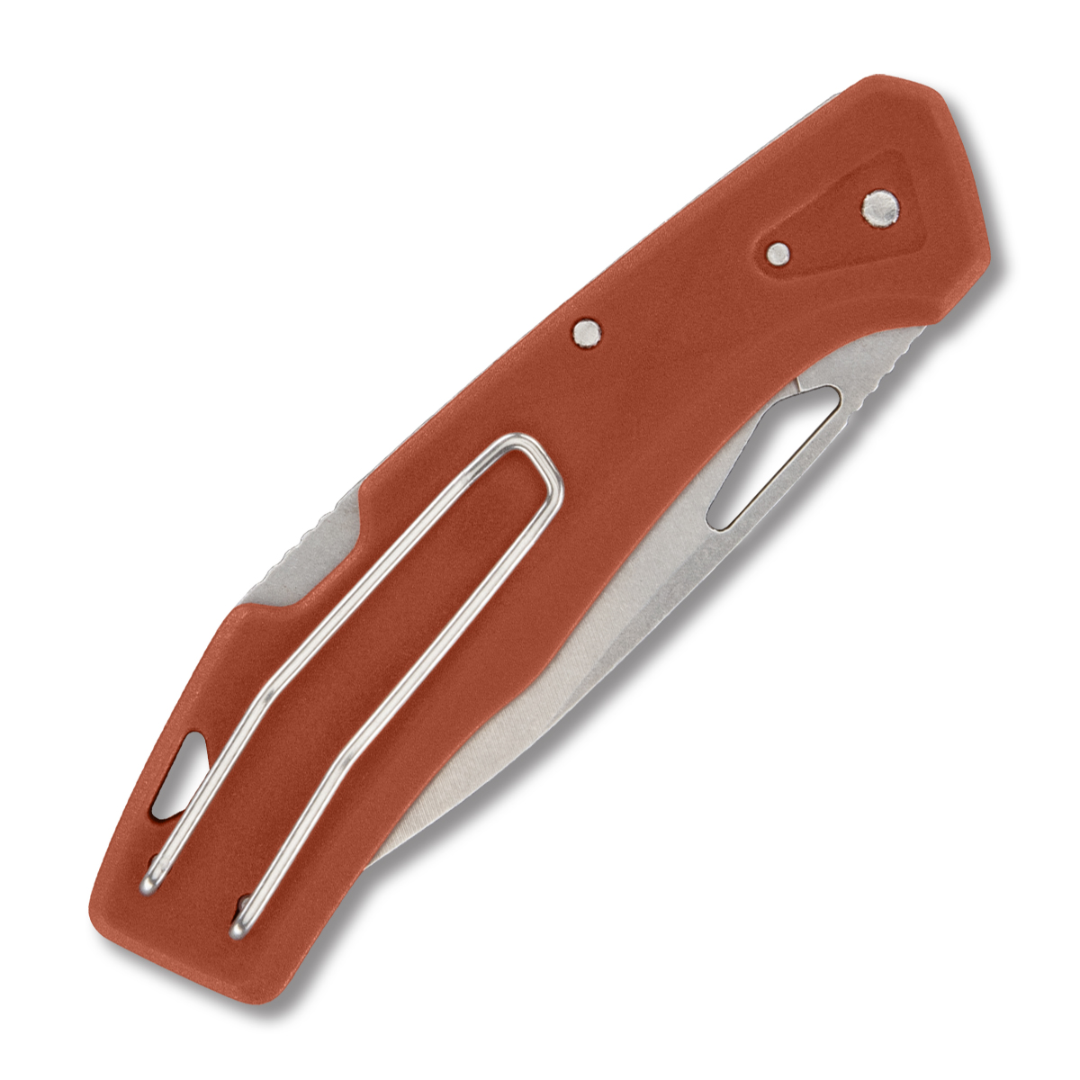 Gerber LST Burnt Orange Glass Filled Nylon Handle 440A Blade Blister Pack G1074522 View 4