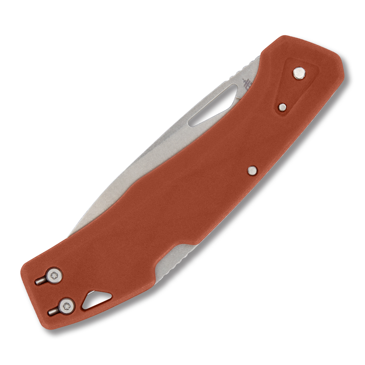 Gerber LST Burnt Orange 2.5 Inch Plain Satin Modified Clip Point G1074523 View 3