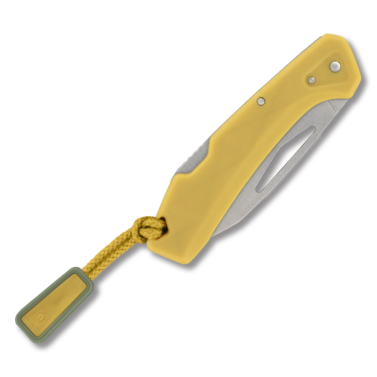 Gerber LST Mini Mustard Yellow 1.9in Plain Satin Modified Wharncliffe G1074533 View 3