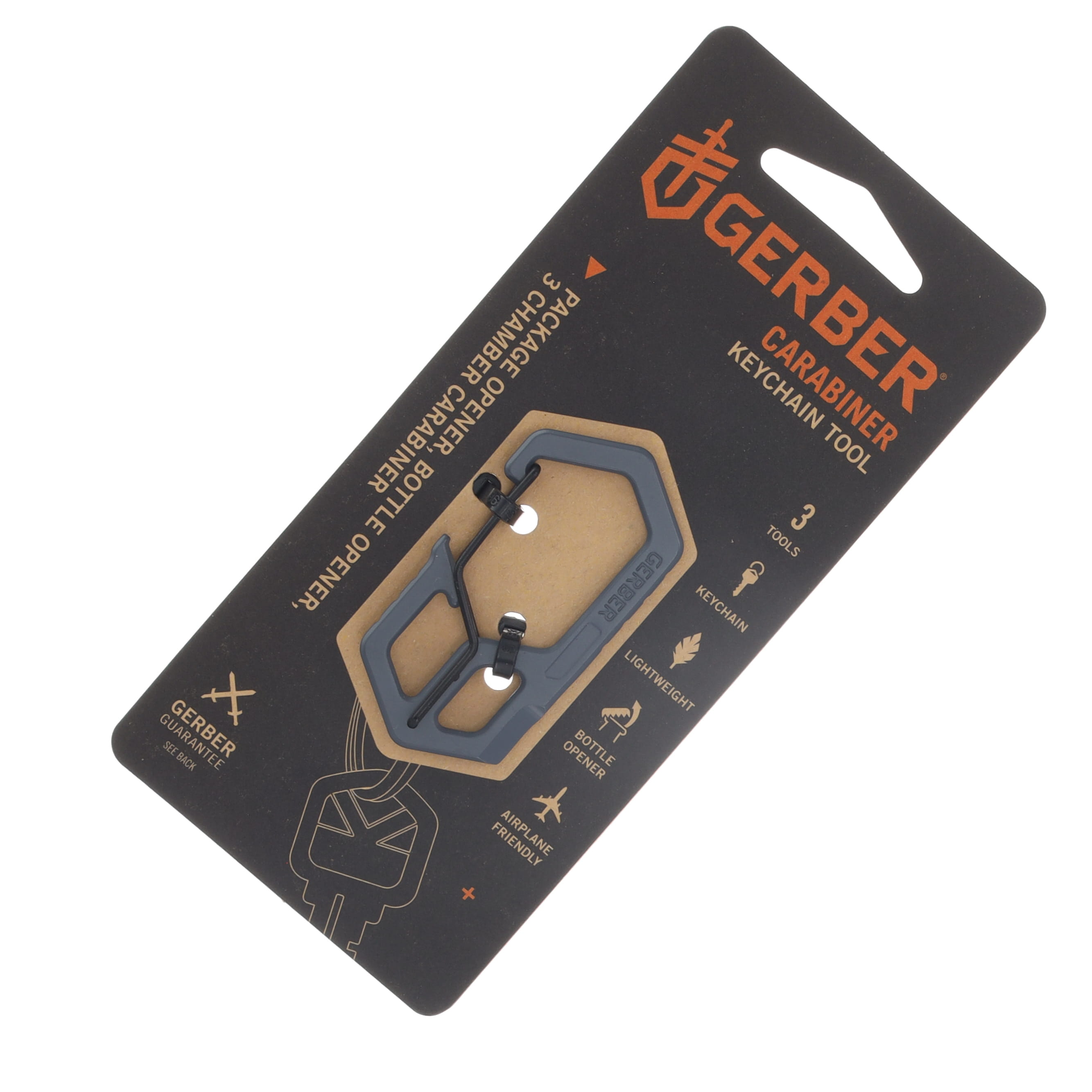 Gerber Carabiner Keychain Multi-Tool Urban Blue 3-in-1 G1075354 View 6
