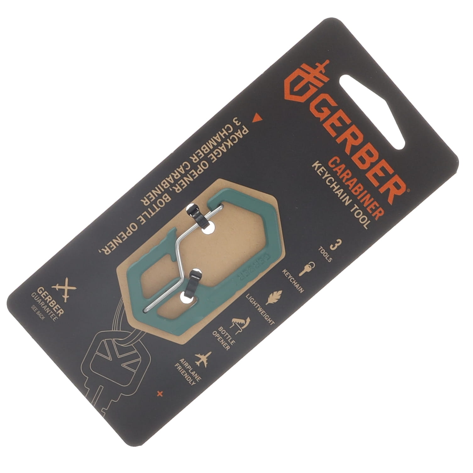 Gerber Carabiner Keychain Multi-Tool Baltic Haze 3-in-1 G1075349 View 5