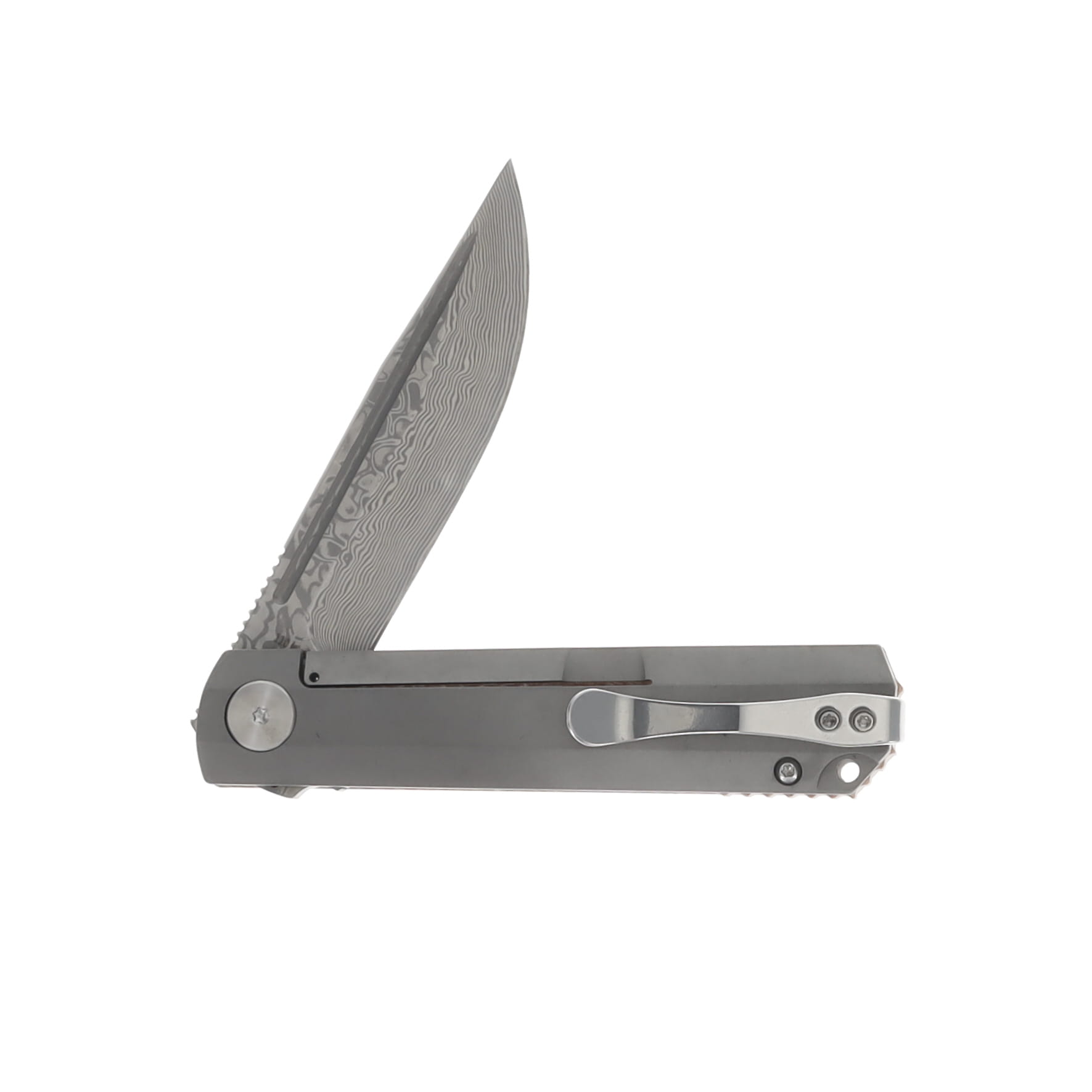 Boker Plus Cataclyst Folding Knife Flipjoint Brown Damascus BK01BO479DAM View 4