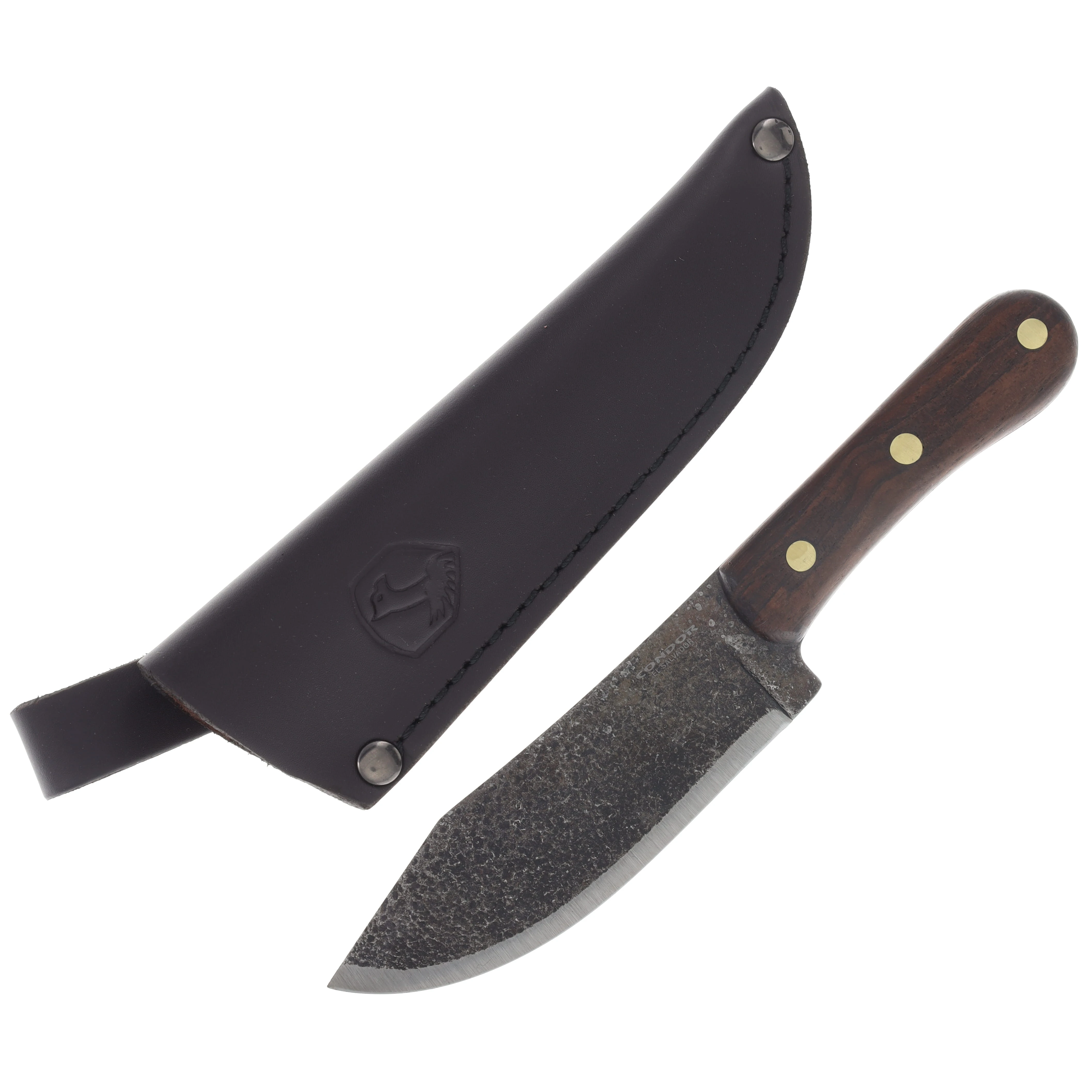 Condor Tool & Knife Mini Hudson Bay Knife 4.91in Hammered Finished Blade CTK281649 View 1