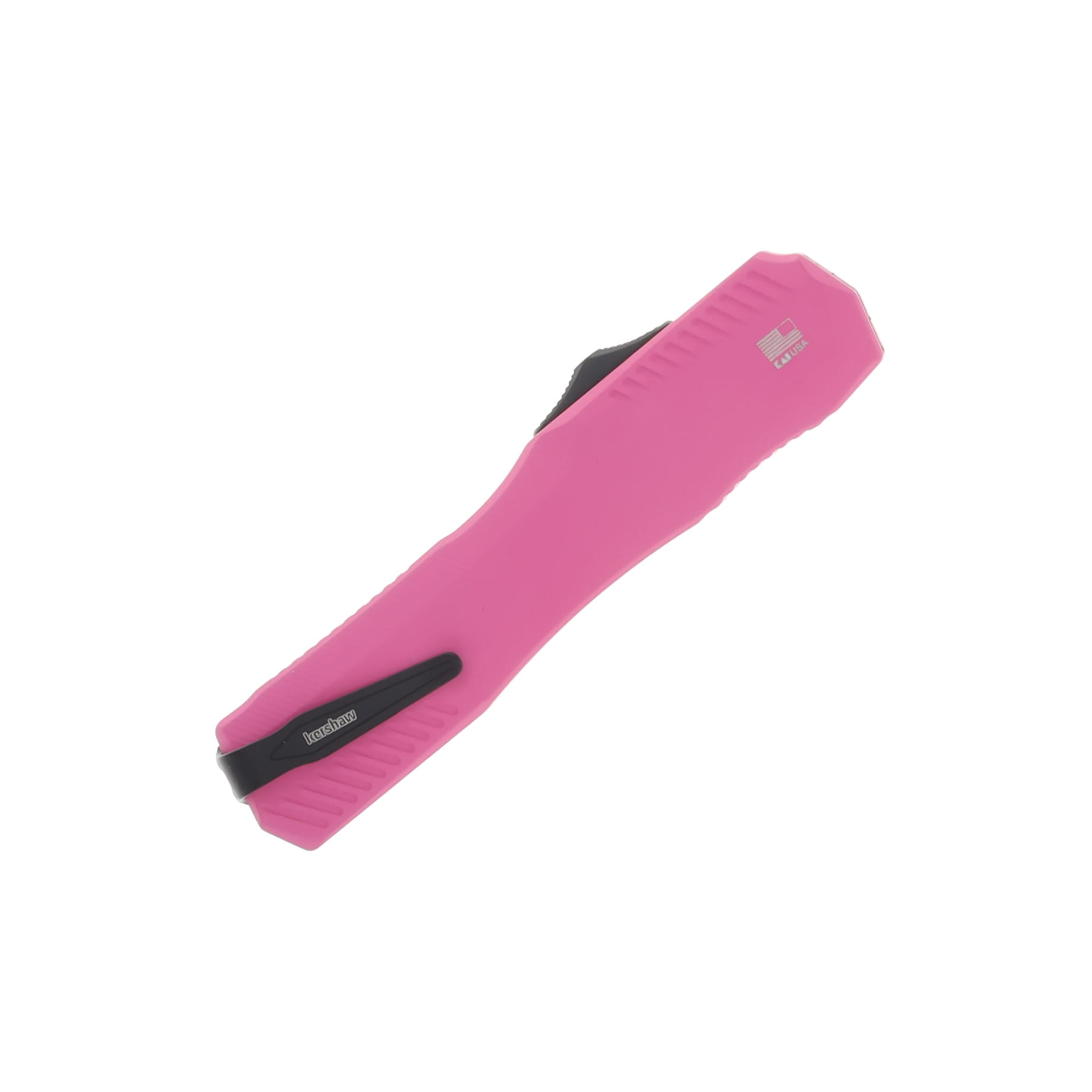 Kershaw Livewire Auto OTF Pink Aluminum 3.3in Black Spear Point Blade AUKS9000PKBLK View 3