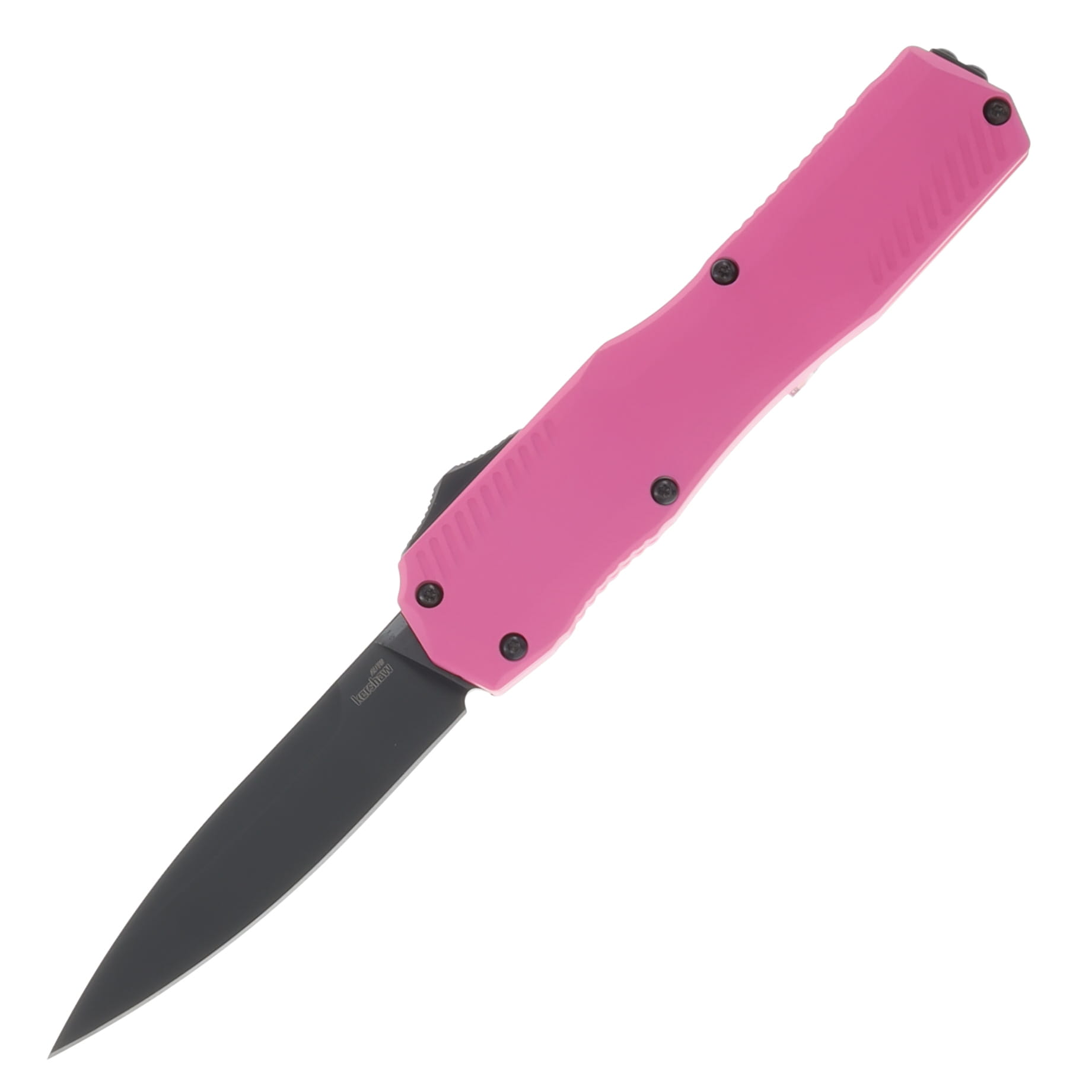 Kershaw Livewire Auto OTF Pink Aluminum 3.3in Black Spear Point Blade AUKS9000PKBLK View 1