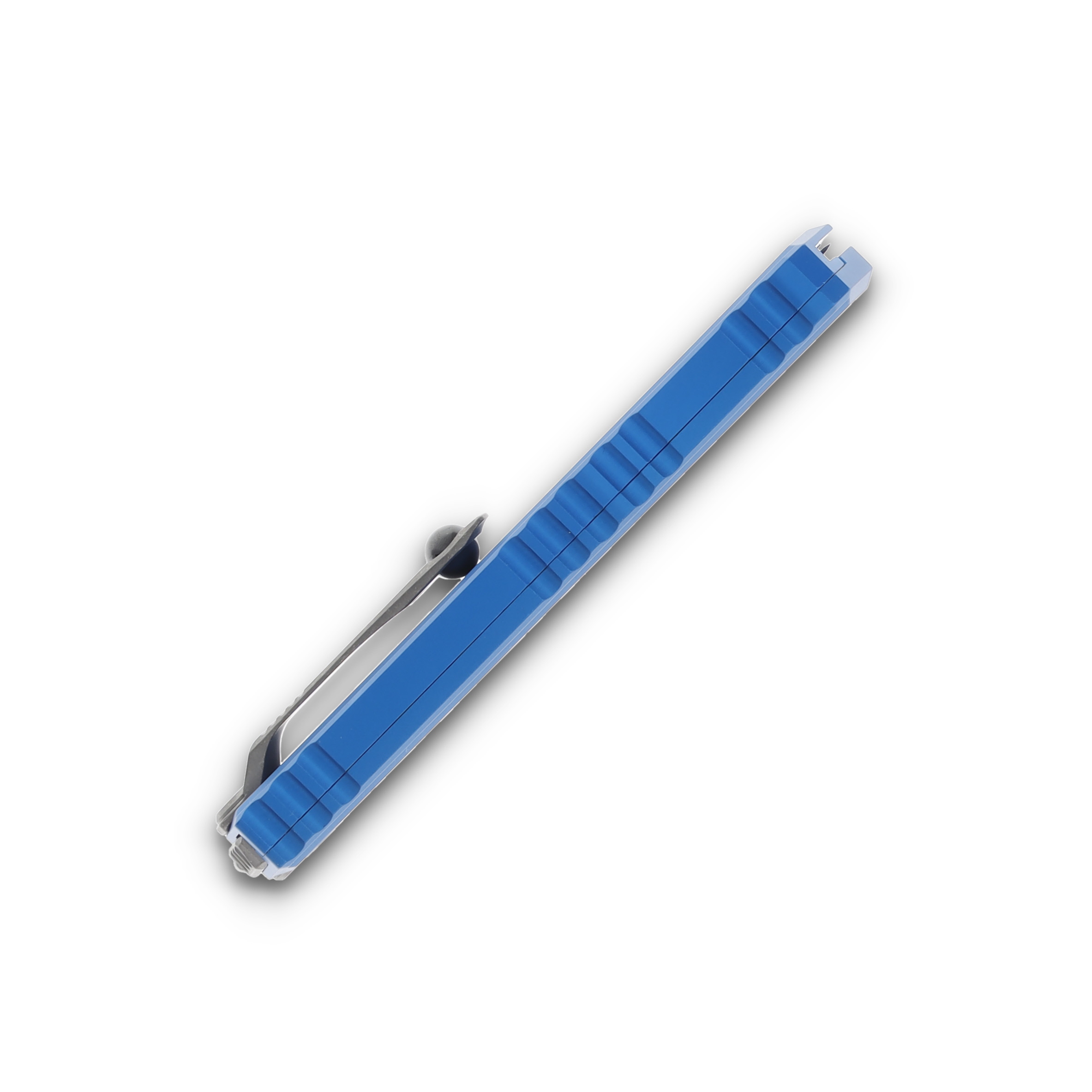 Microtech Cypher II OTF Double Edge Auto Knife Blue 3.5in PS Apocalyptic Blade AUMT124211APBL View 6