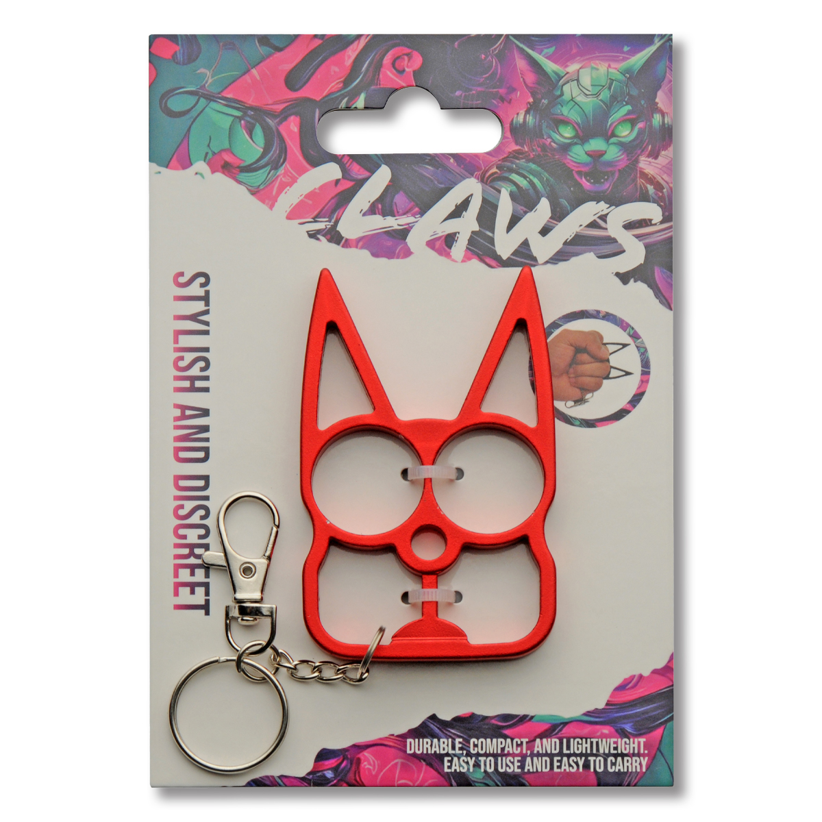 Szco Claws Keychain Red Cat Ears 211643RD View 4