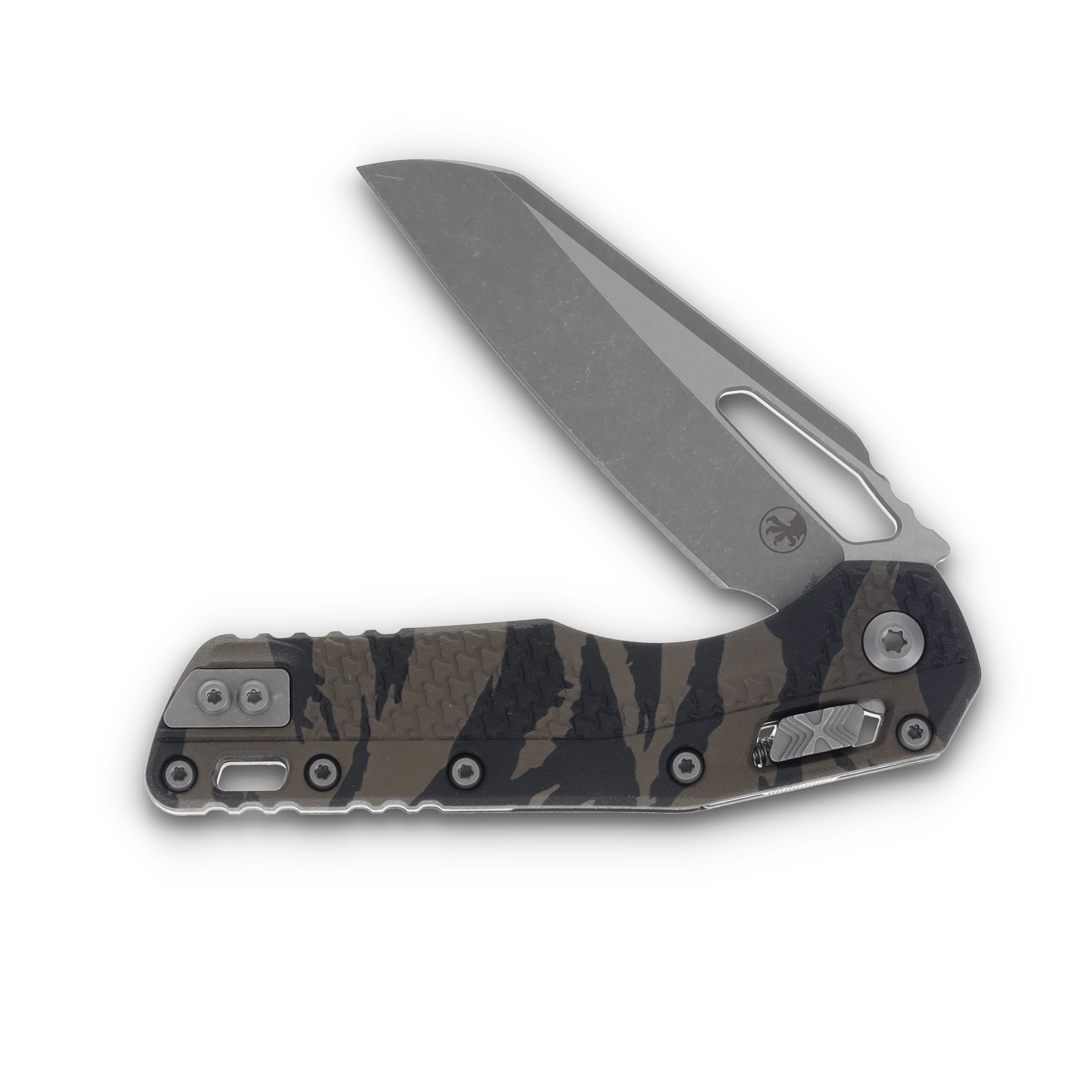 Microtech MSI RAM-LOK Folding Knife Apocalyptic/Tiger Camo MT210T10APPMTRC View 3