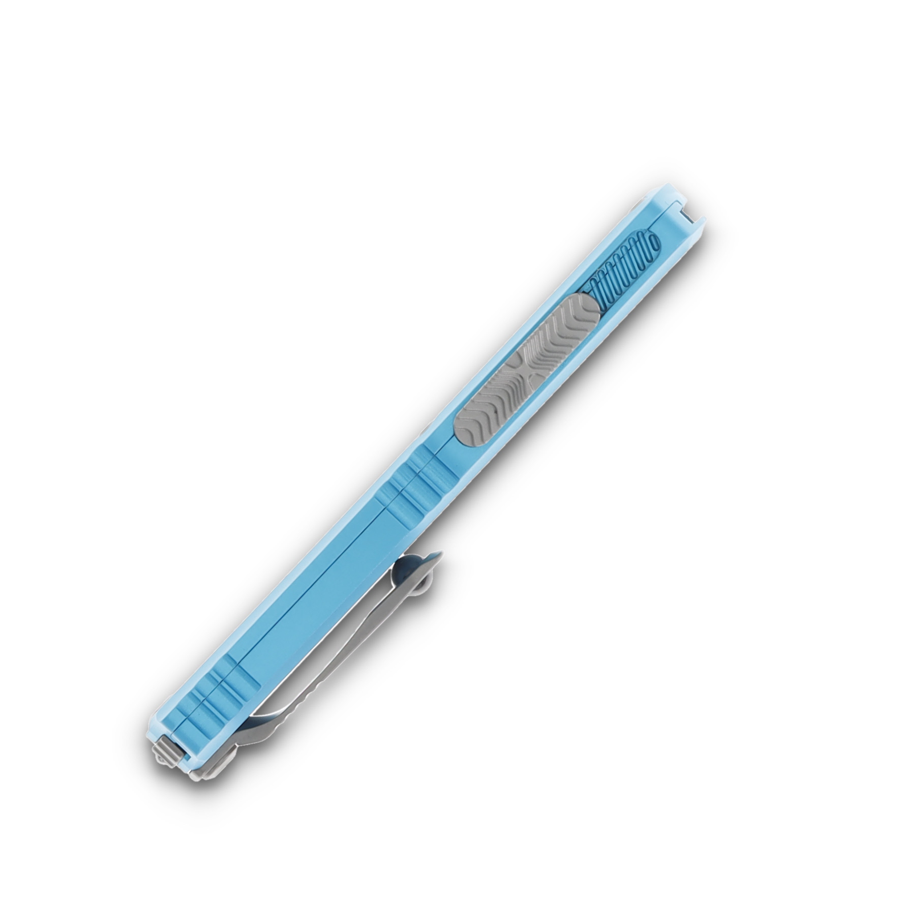 Microtech Knives Hera II DE OTF Auto Turquoise 2.9in Satin Dagger AUMT1702M4TQ View 6