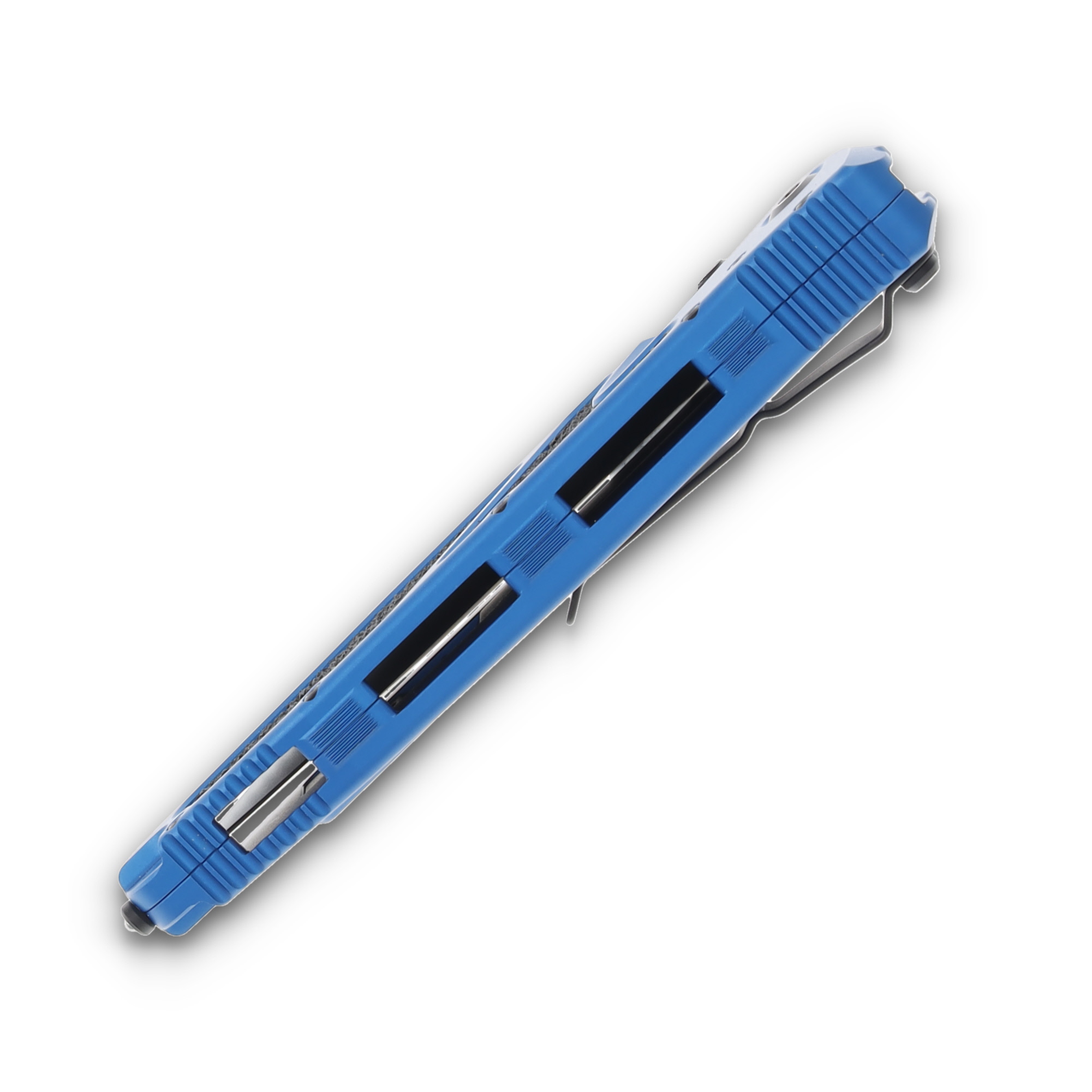Microtech Socom Elite Folding Knife Blue 4.0in Black Part Serr Clip Point MT1602BL View 8