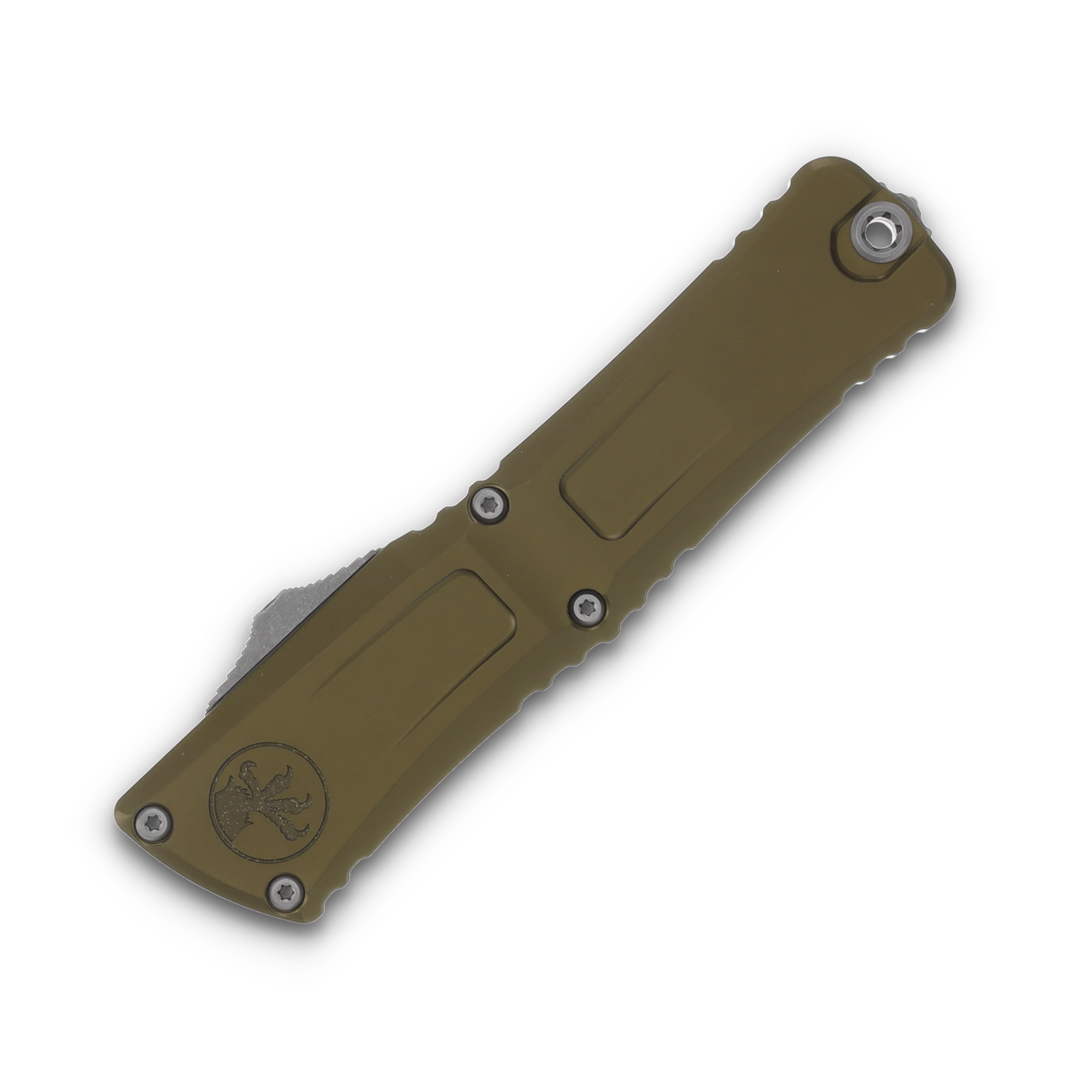 Microtech Combat Troodon Gen III OD Green OTF Auto 4in Apocalyptic Tanto Blade AUMT114410APOD View 3