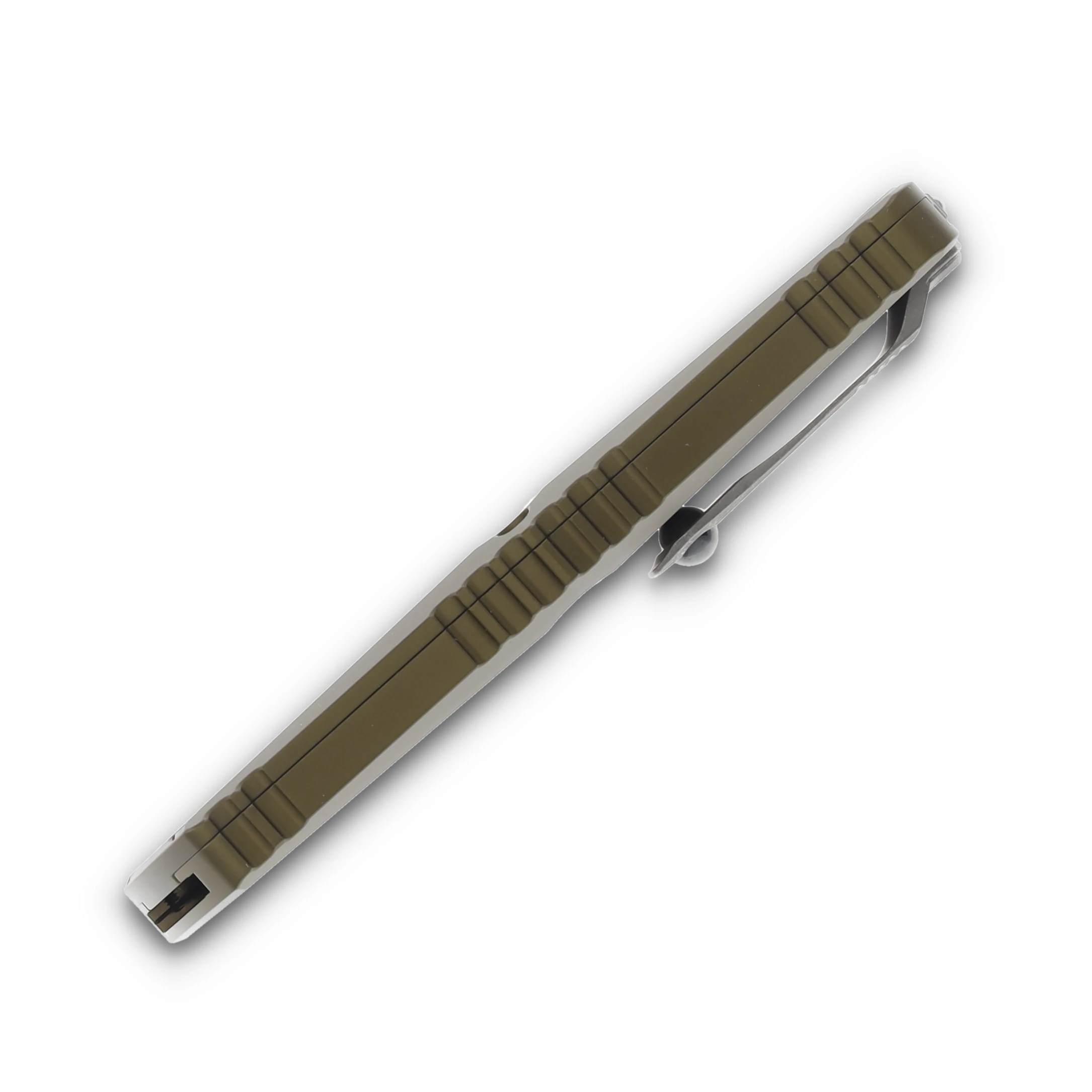 Microtech Combat Troodon Gen III OTF OD Green 4.0in Apocalyptic Part Serrated Tanto AUMT114411APOD View 5