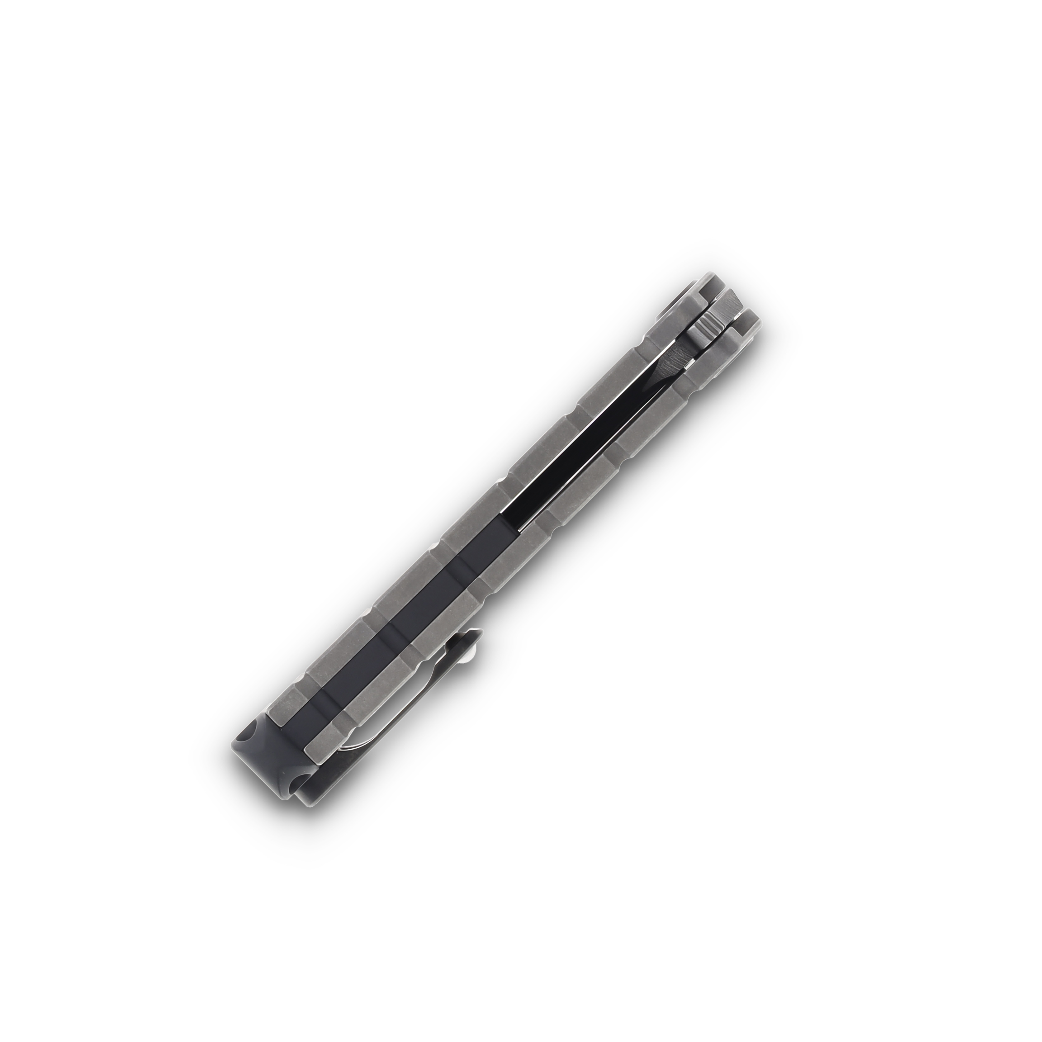 Medford USMC-FF S45VN "OS" Tumbled Blade Old School Tumbled Handles Black Hardware DLC Clip/Pommel MK2044OTQ-04TM-TPCP-PP View 8