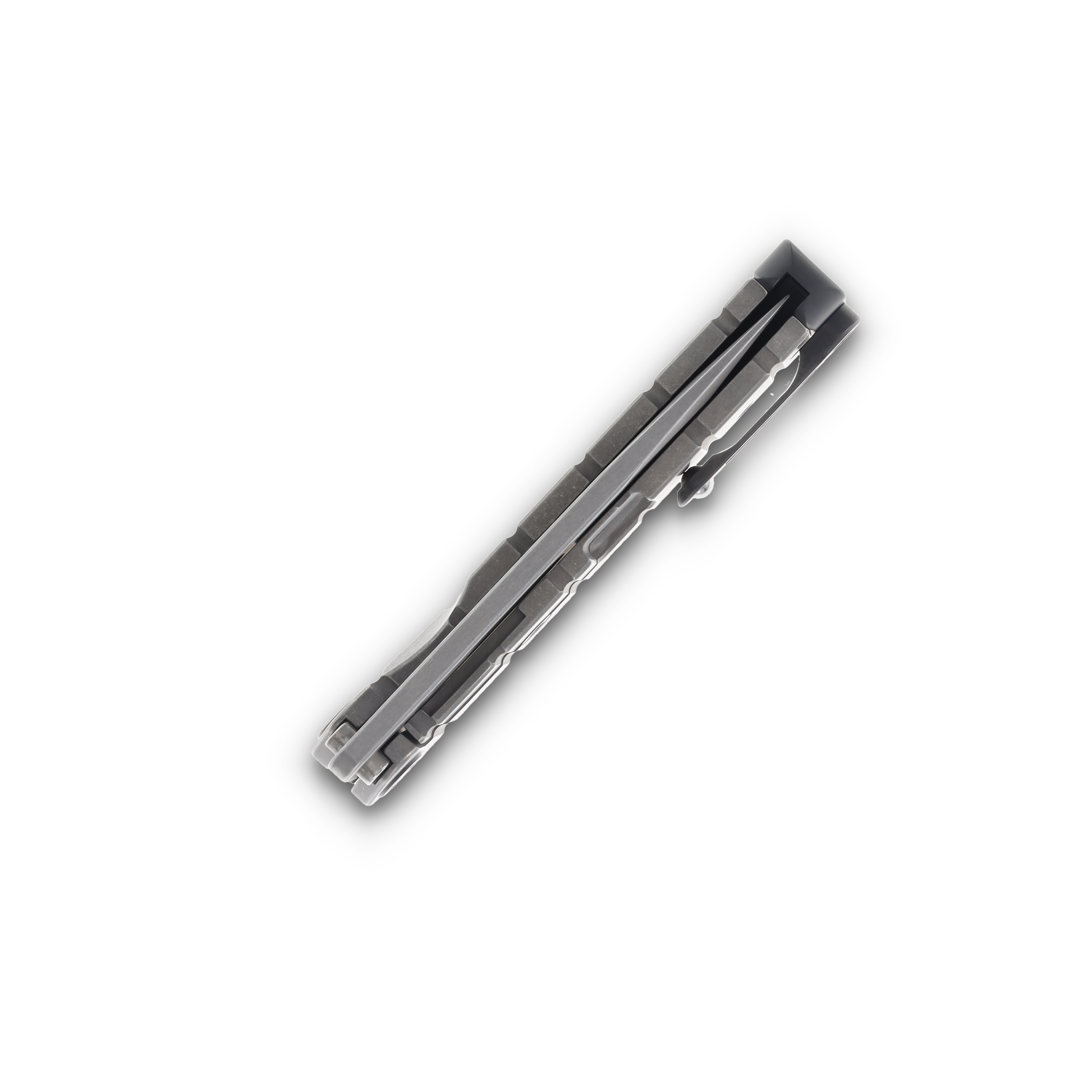 Medford USMC-FF S45VN "OS" Tumbled Blade Old School Tumbled Handles Black Hardware DLC Clip/Pommel MK2044OTQ-04TM-TPCP-PP View 7