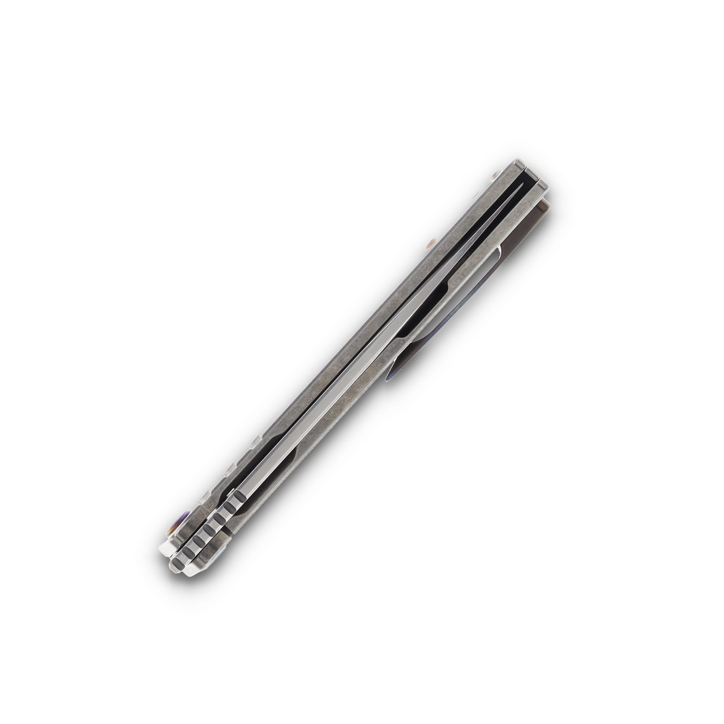 Medford The Antik S45VN Tumbled Drop Point Blade Tumbled Handles Flamed HW & Clip MK2144TD-01TM-TFCF-BN View 7