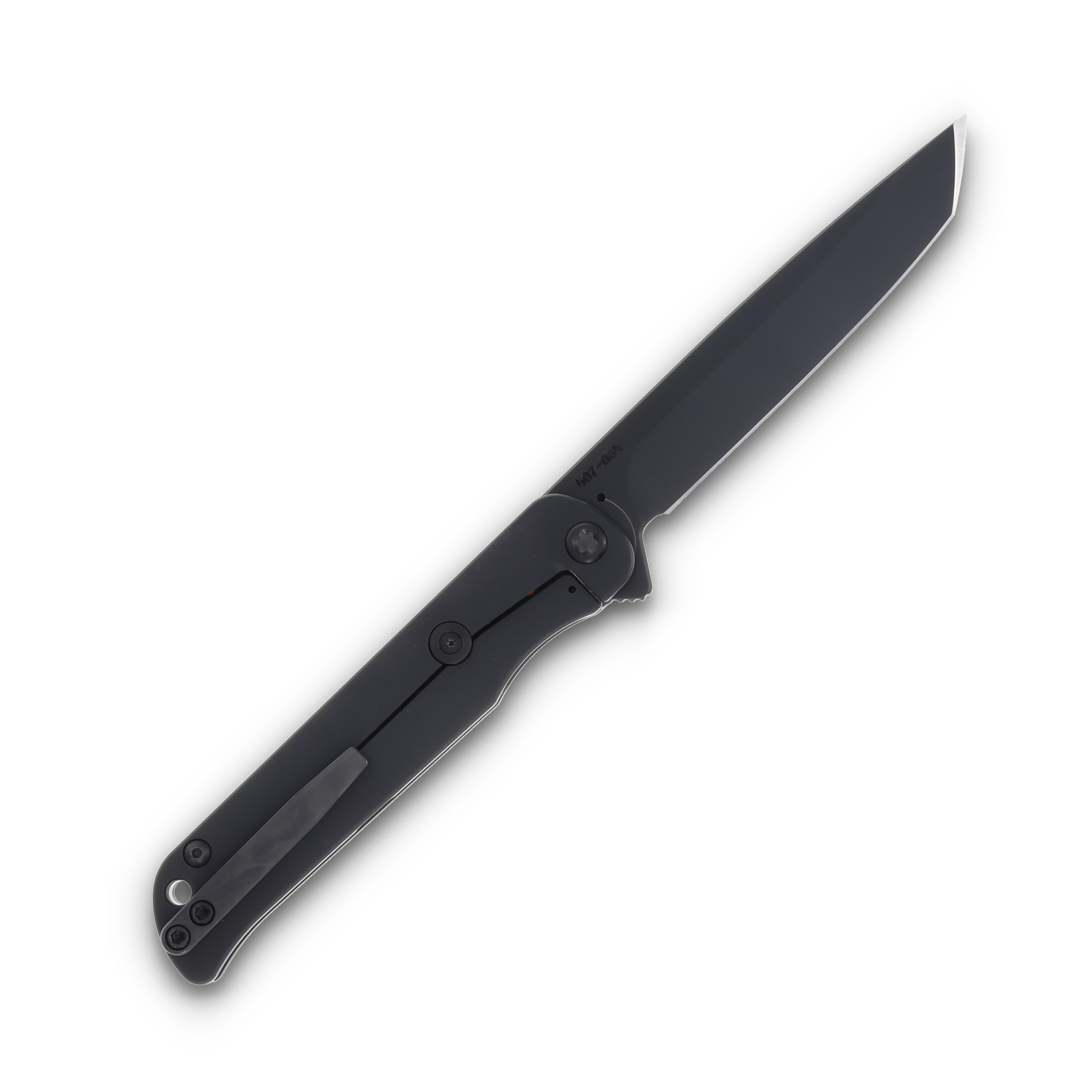 Medford T-Bone S45VN DLC Tanto Blade DLC "Tortoise Shell" Handle Bronze Hardware DLC Clip MK2154PT-30PV-T1CP-Q4 View 2