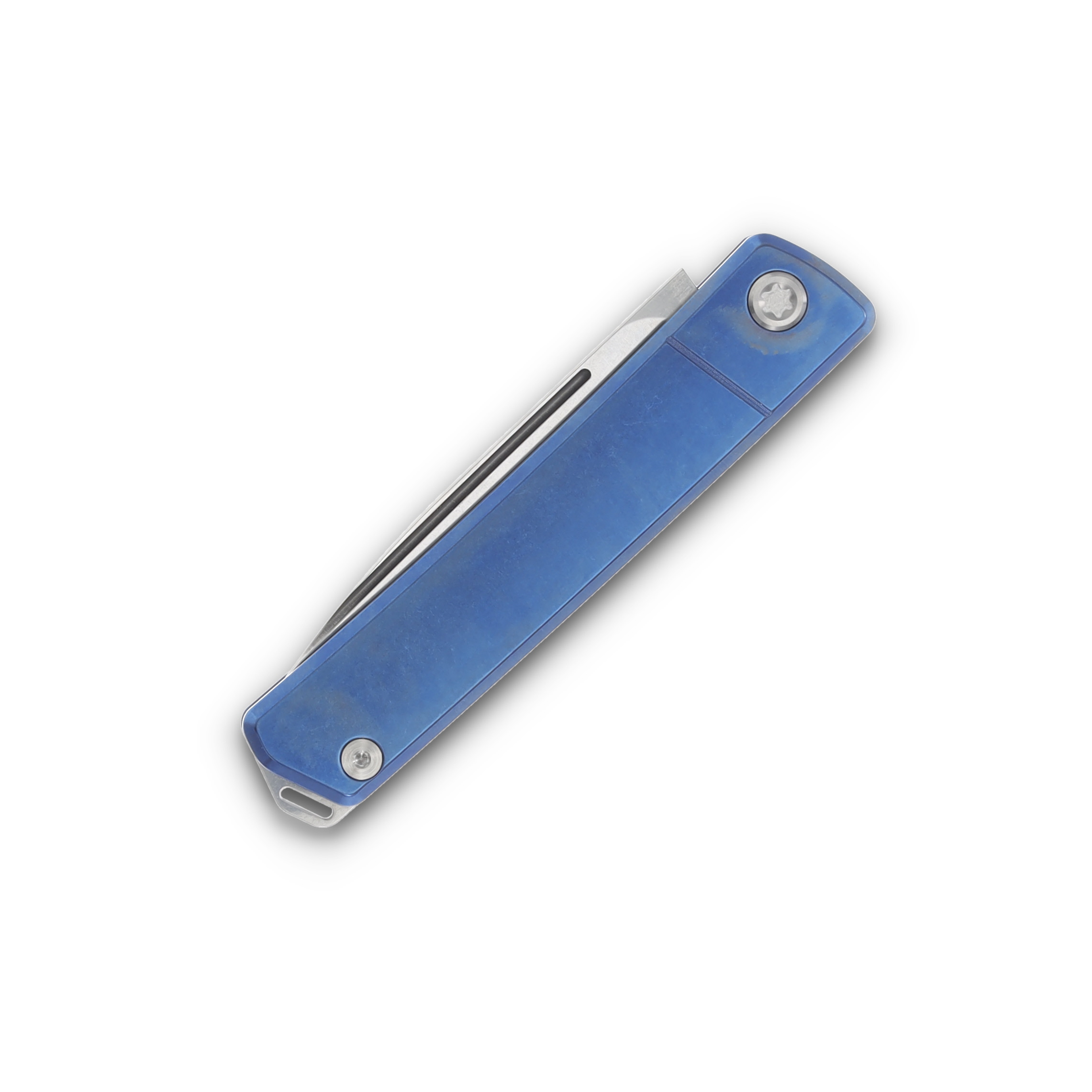 Medford Gentleman Jack 2 Folding Knife Blue 3.1in Tumbled Drop Point Blade MK2114TD-37A2-TSQ3-Q4 View 5