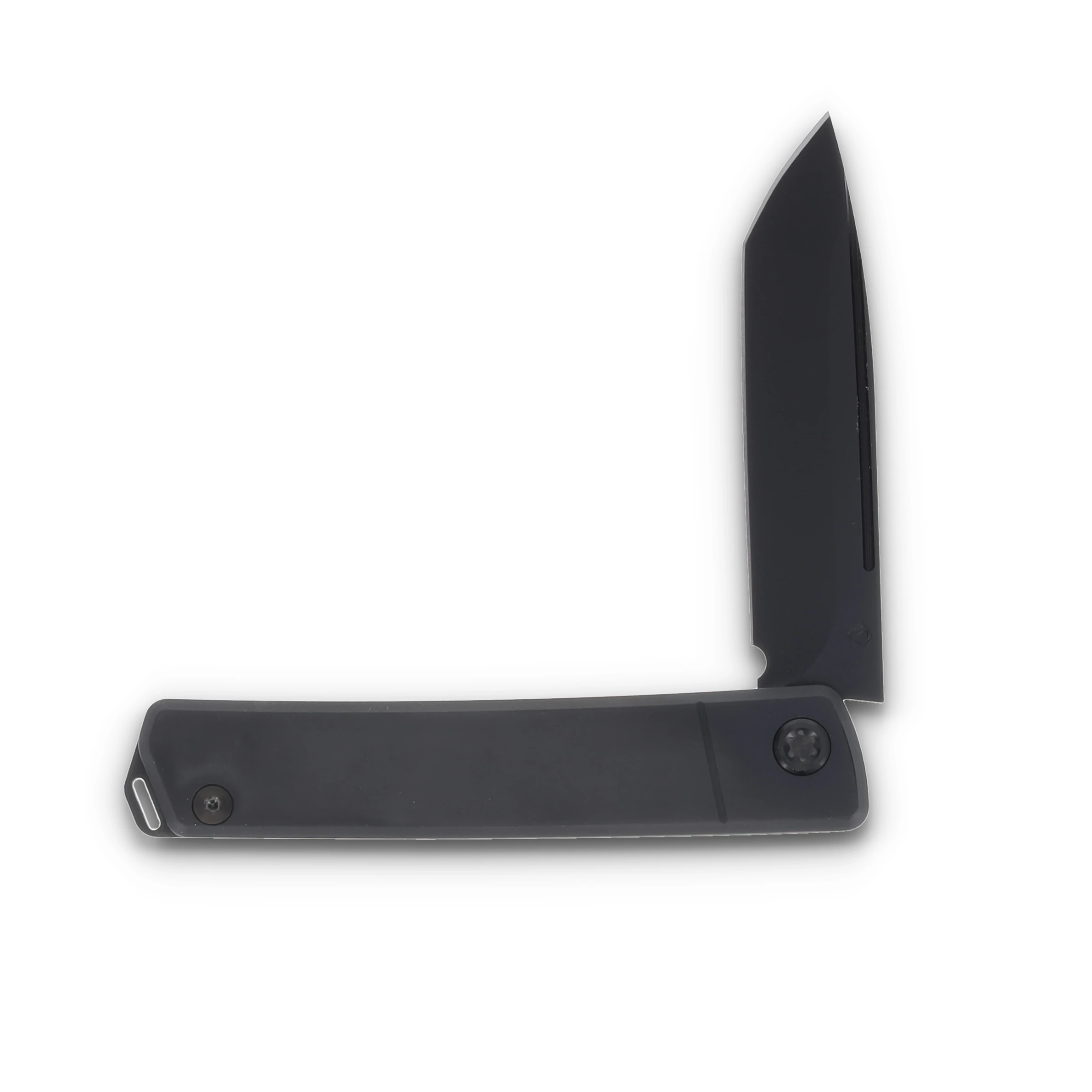 Medford Gentleman Jack 2 Folding Knife Black 3.1in DLC Tanto Blade MK2114PT-30PV-TPQ3-Q4 View 3