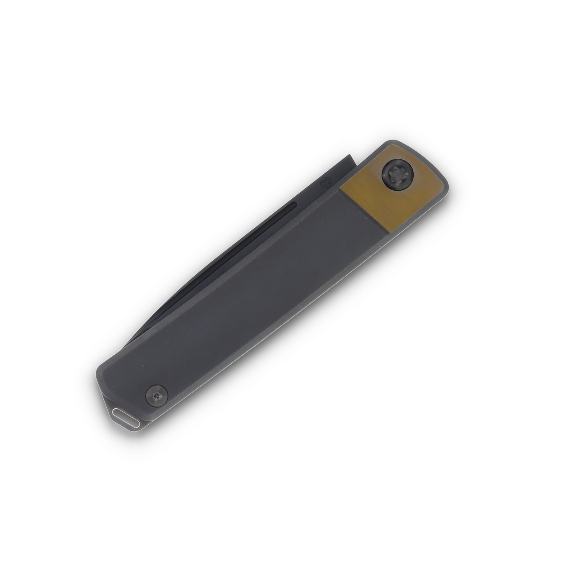 Medford Gentleman Jack 2 Bronze Bolsters Black 3.1in DLC Tanto Blade MK2114PT-31A6-TPC1-Q4 View 5