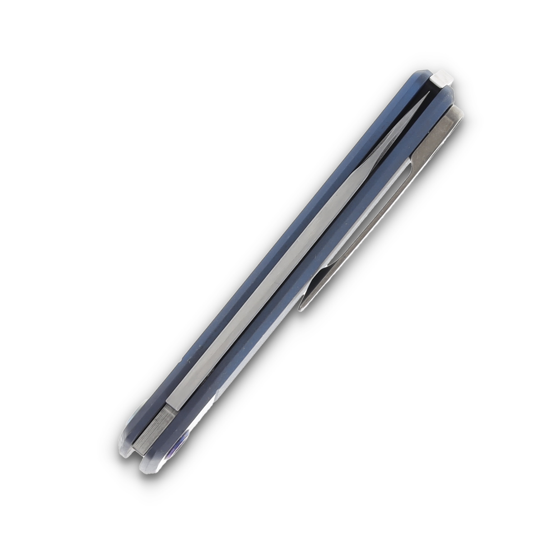Medford Gentleman Jack 2 Blue Titanium 3.1" Tumbled Drop Pt Blade MK2114TD-37A2-TFCB-Q4 View 7