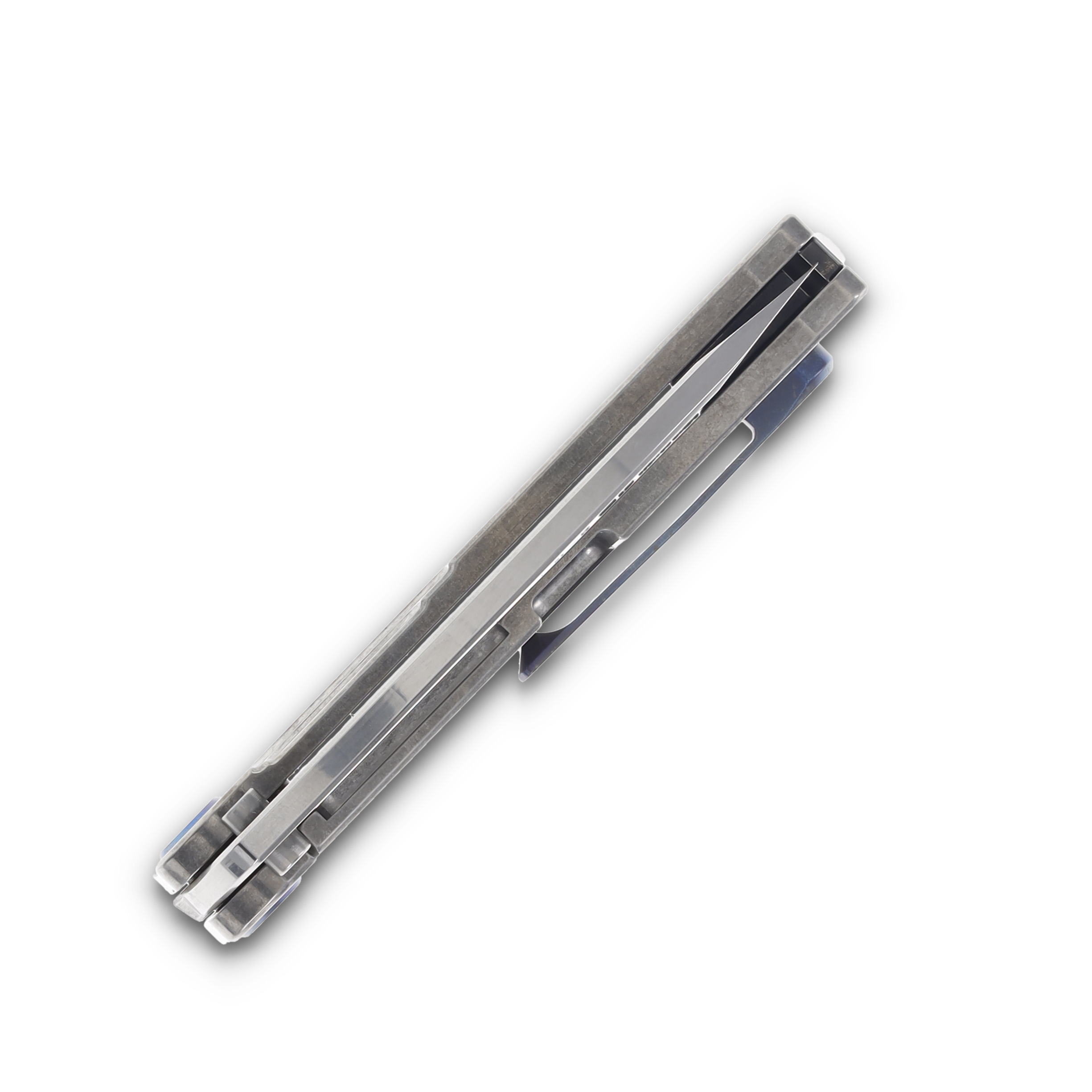 Medford Marauder-H S45VN Tumbled Drop Point Blade Tumbled Handle Brush/Flamed Galaxy Clip MK0454TD-01TM-TFCF-BN View 7