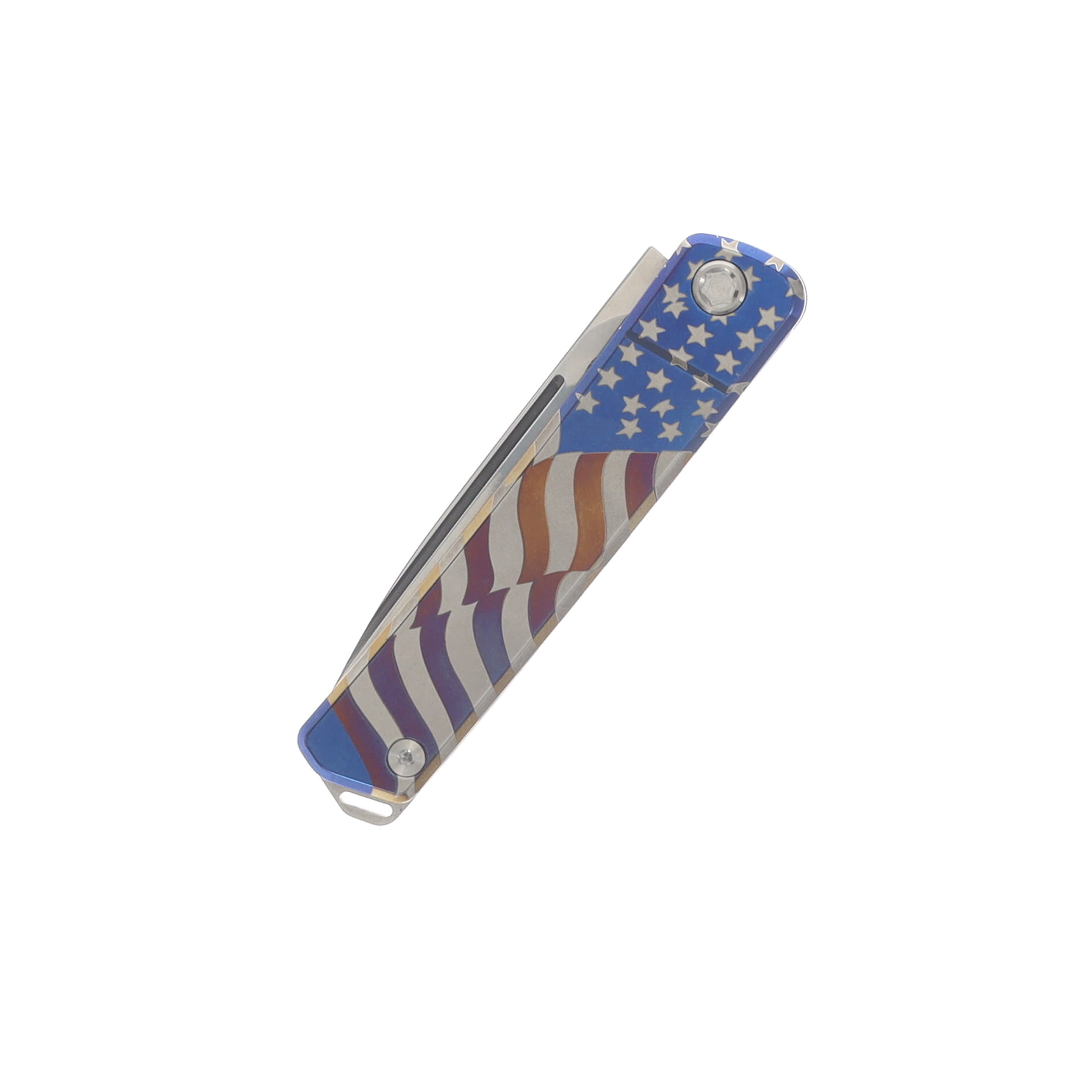 Medford Gentleman Jack 2 Bronze "American Flag" Titanium 3.1" Tumbled Drop Pt MK2114TD-36A1-TSCL-Q4 View 5