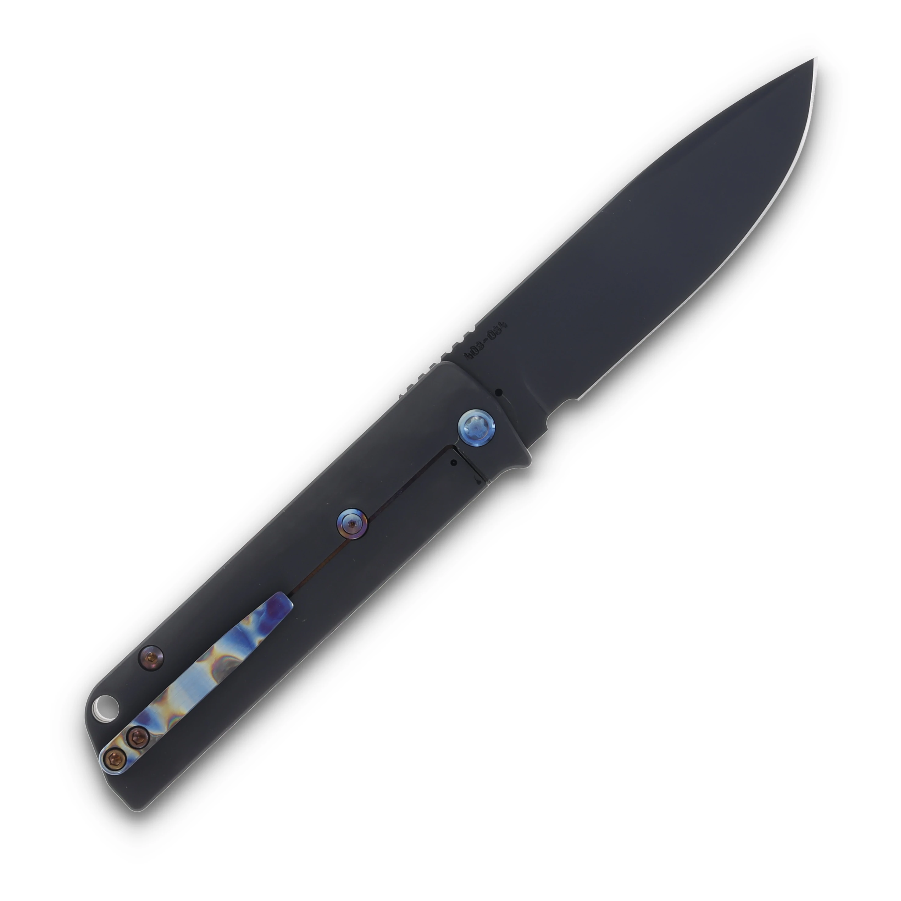 Medford The Antik S45VN DLC Drop Point Blade Faced/Flamed "Tsunami" Handle Flamed HW Brush/Flamed "Tsunami" Clip MK2144PD-03PV-TFCF-BP View 2