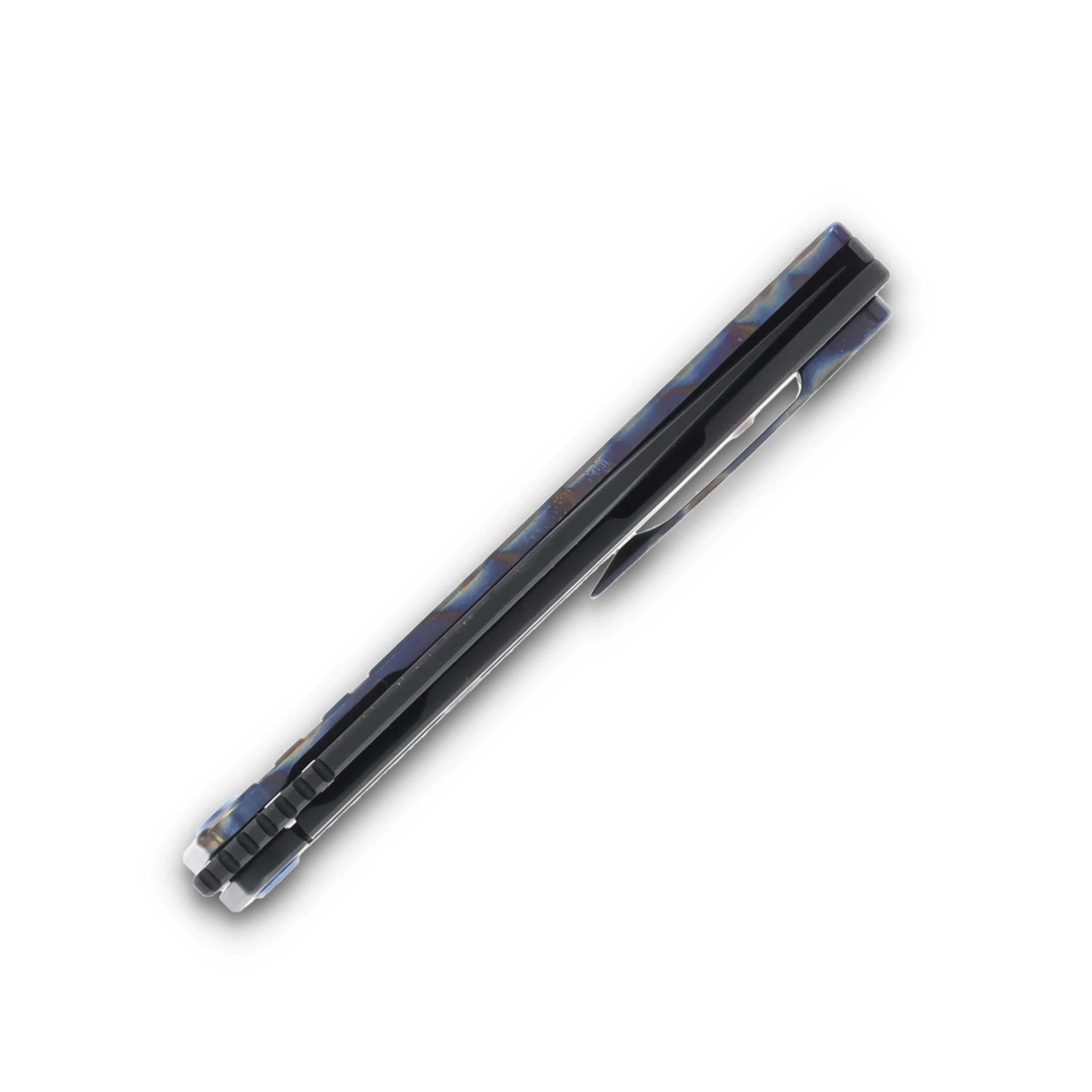 Medford The Antik S45VN DLC Drop Point Blade Faced/Flamed "Tsunami" Handle Flamed HW Brush/Flamed "Tsunami" Clip MK2144PD-03PV-TFCF-BP View 8