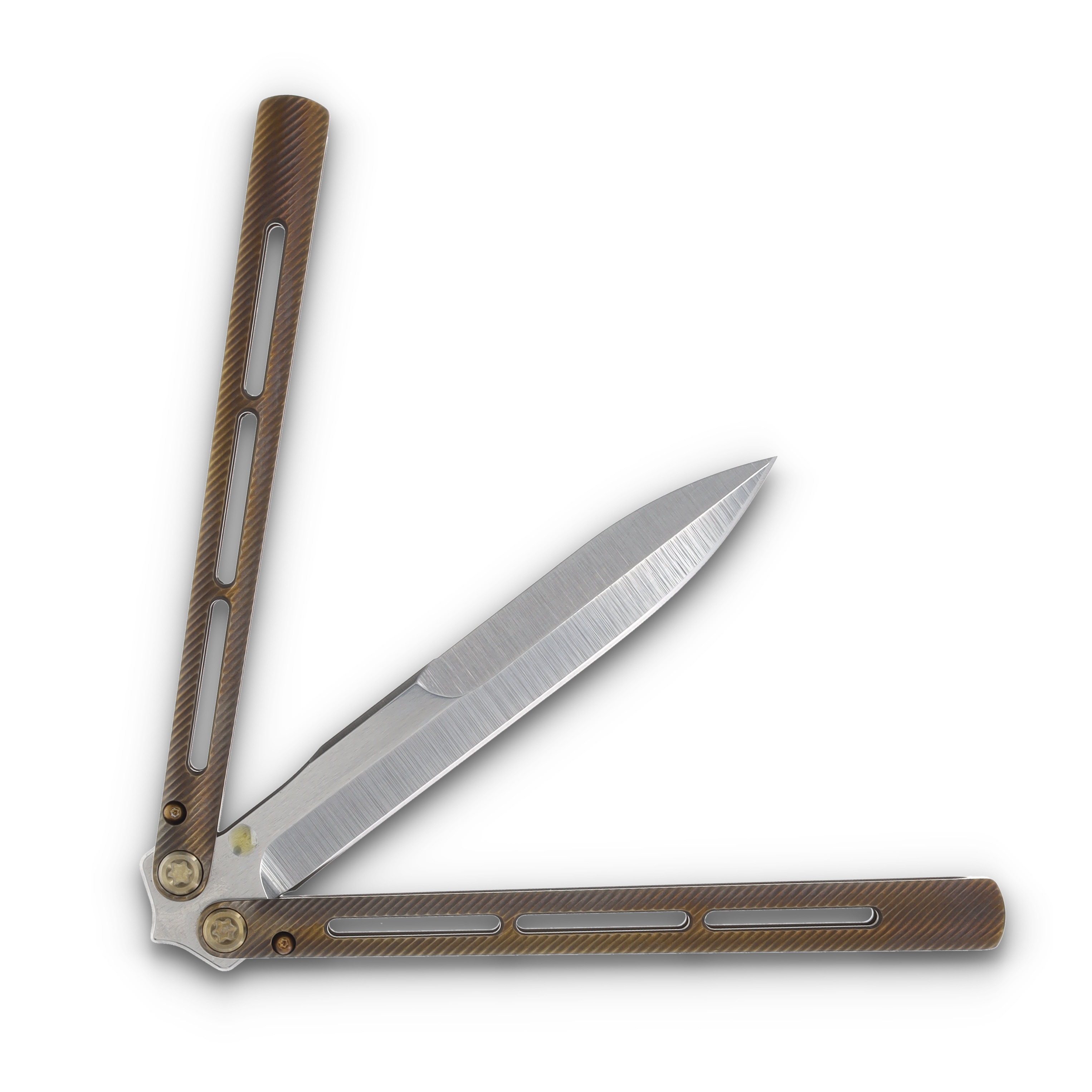 Medford Viceroy S45VN Tumbled Dagger Blade Brush Bronze Handle Bronze Hardware MK2164TG-36A1-T1Q3-Q4 View 4
