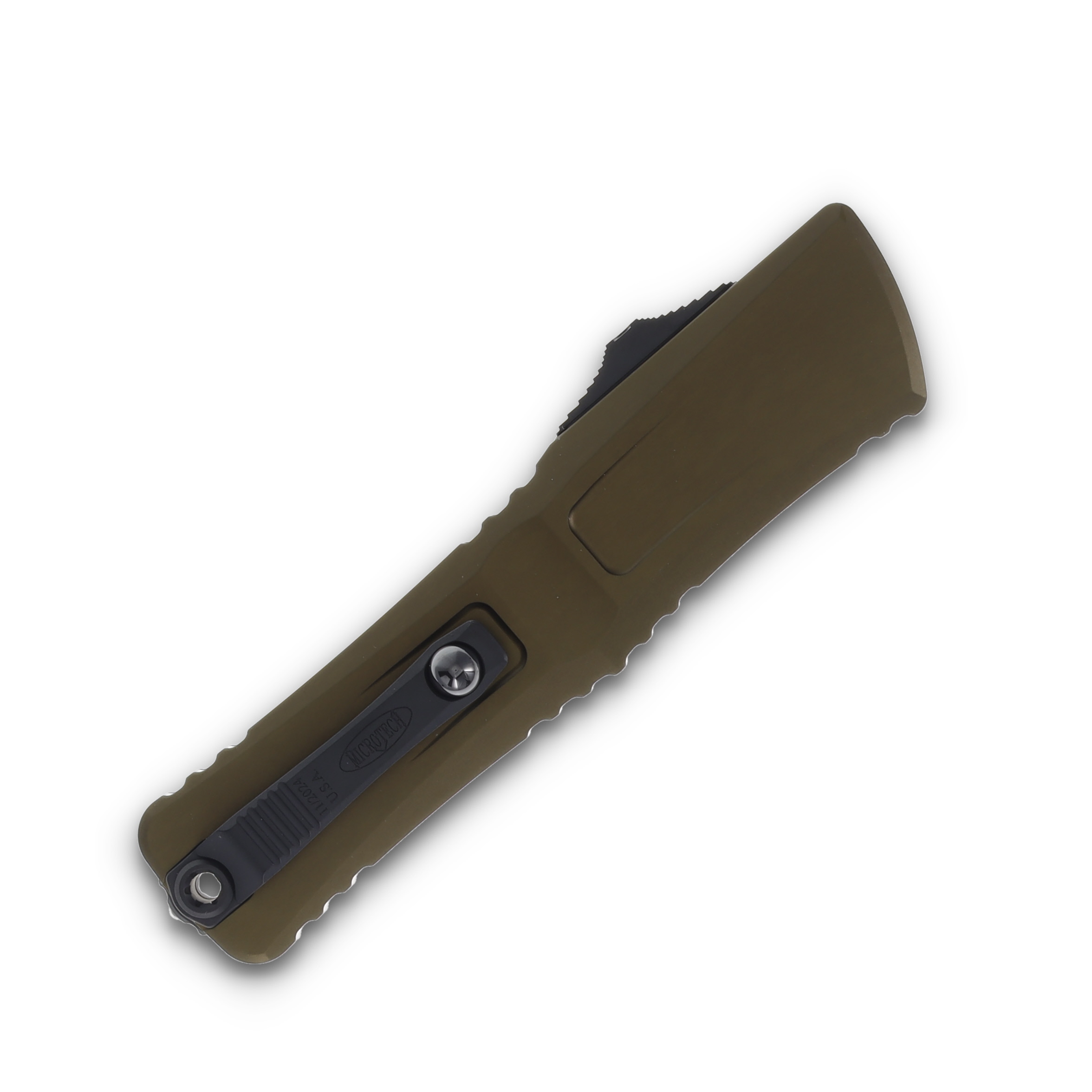 Microtech Combat Troodon Gen III T/E Black Full Serrated OD Green AUMT11443OD View 4