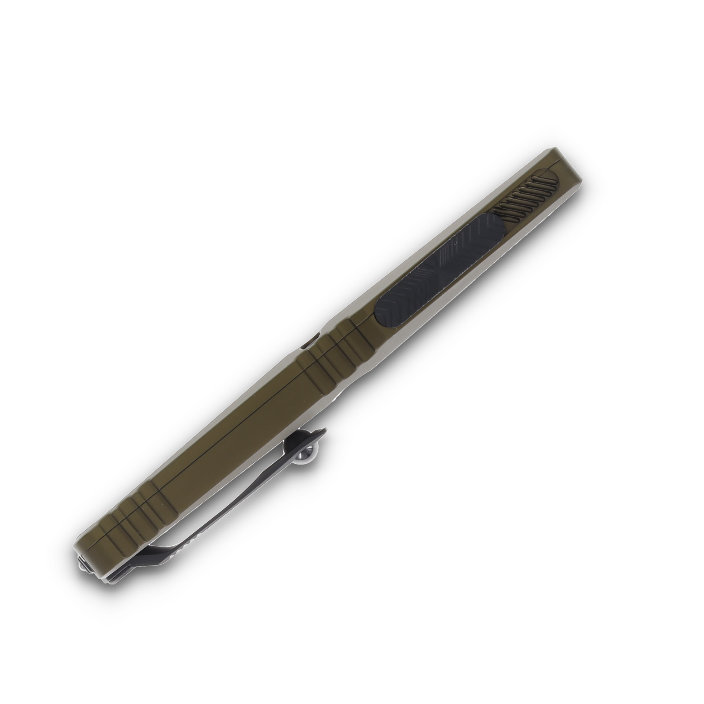 Microtech Combat Troodon Gen III T/E Black Full Serrated OD Green AUMT11443OD View 6