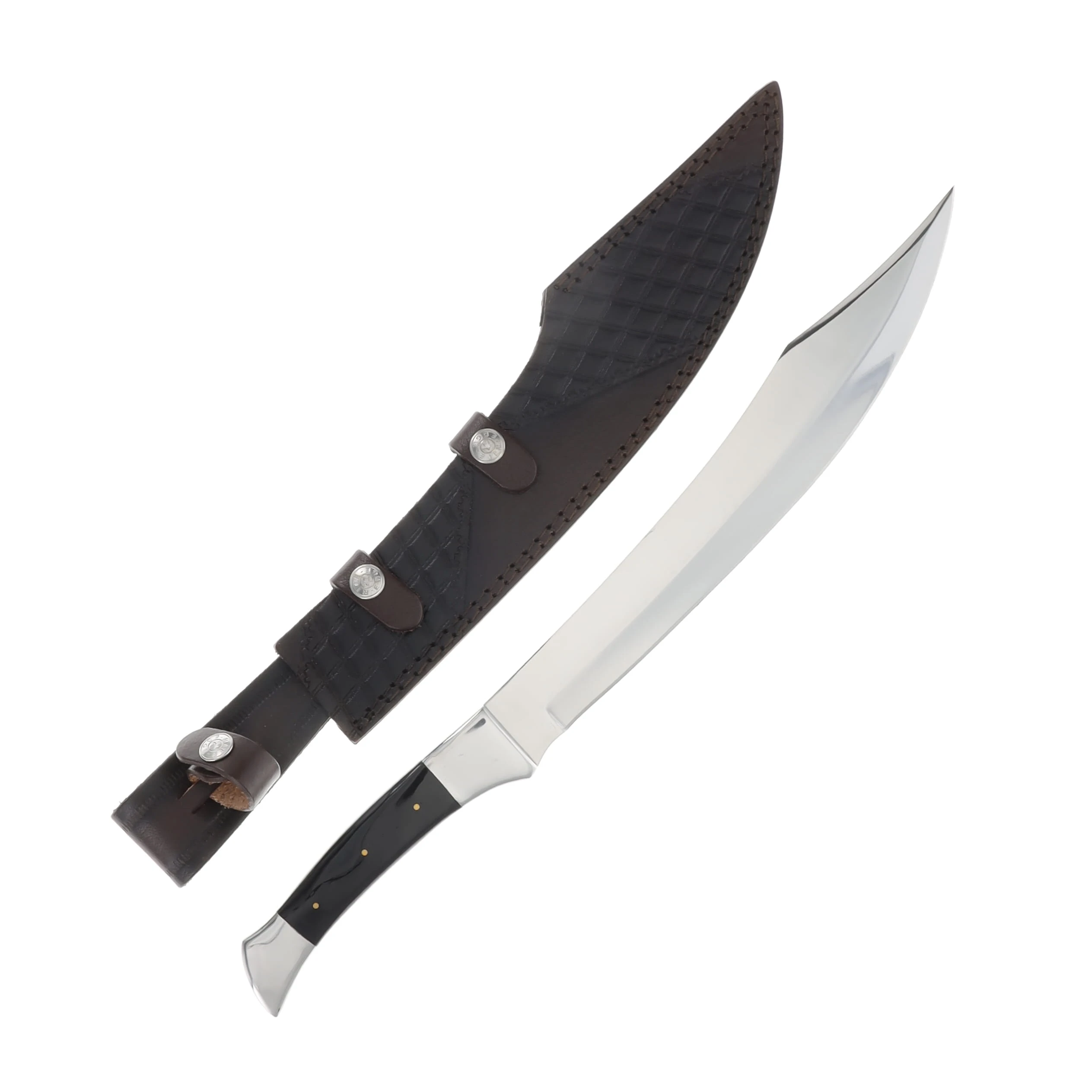 Rite Edge Knife 18in Scimitar Style Bowie Fixed Blade 203525 View 2