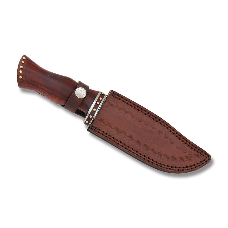 Rite Edge Friar Tuck Bowie Knife Wood 5.75 Inch Plain Clip Point DM1170 View 2