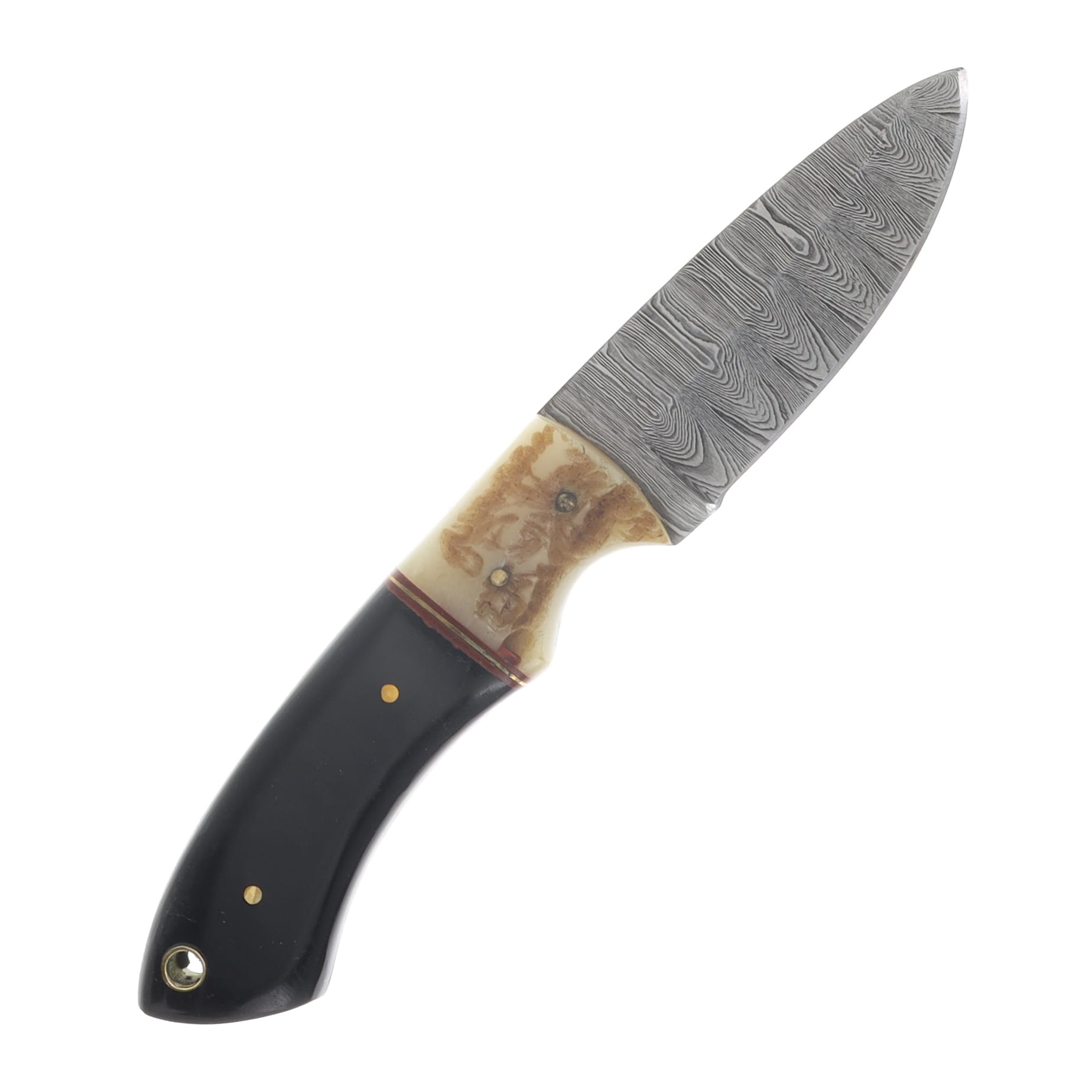 Szco 7" ELD Skinner Stag Buffalo Horn Leather Sheath DM1399 View 3