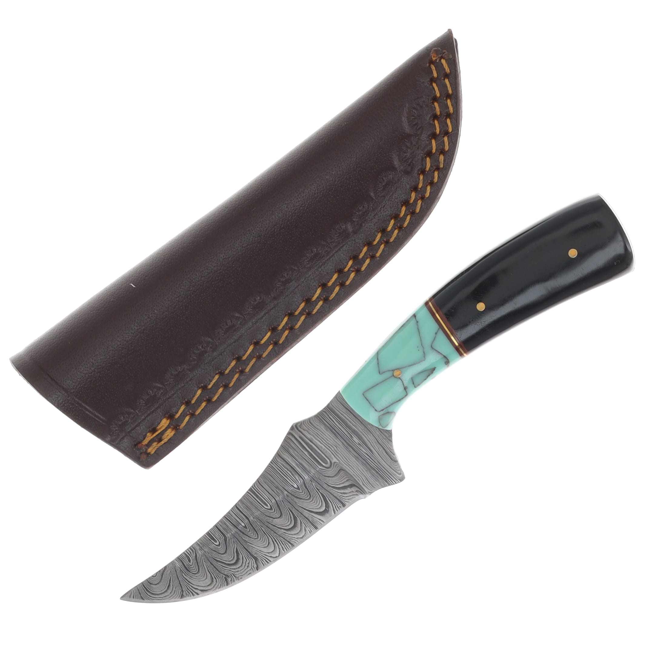 Szco Turquoise Trailing Point Turquoise Buffalo Horn DM1401 View 1