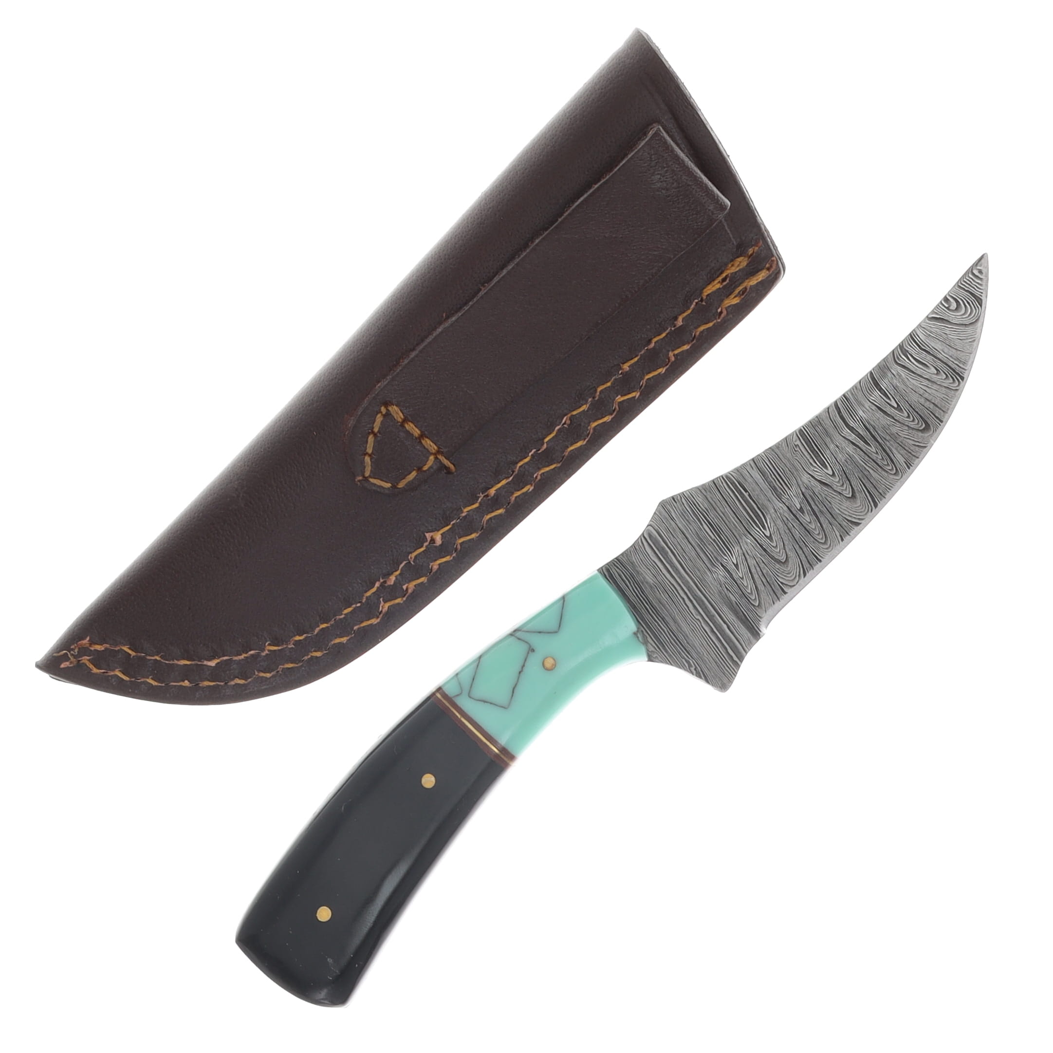 Szco Turquoise Trailing Point Turquoise Buffalo Horn DM1401 View 2