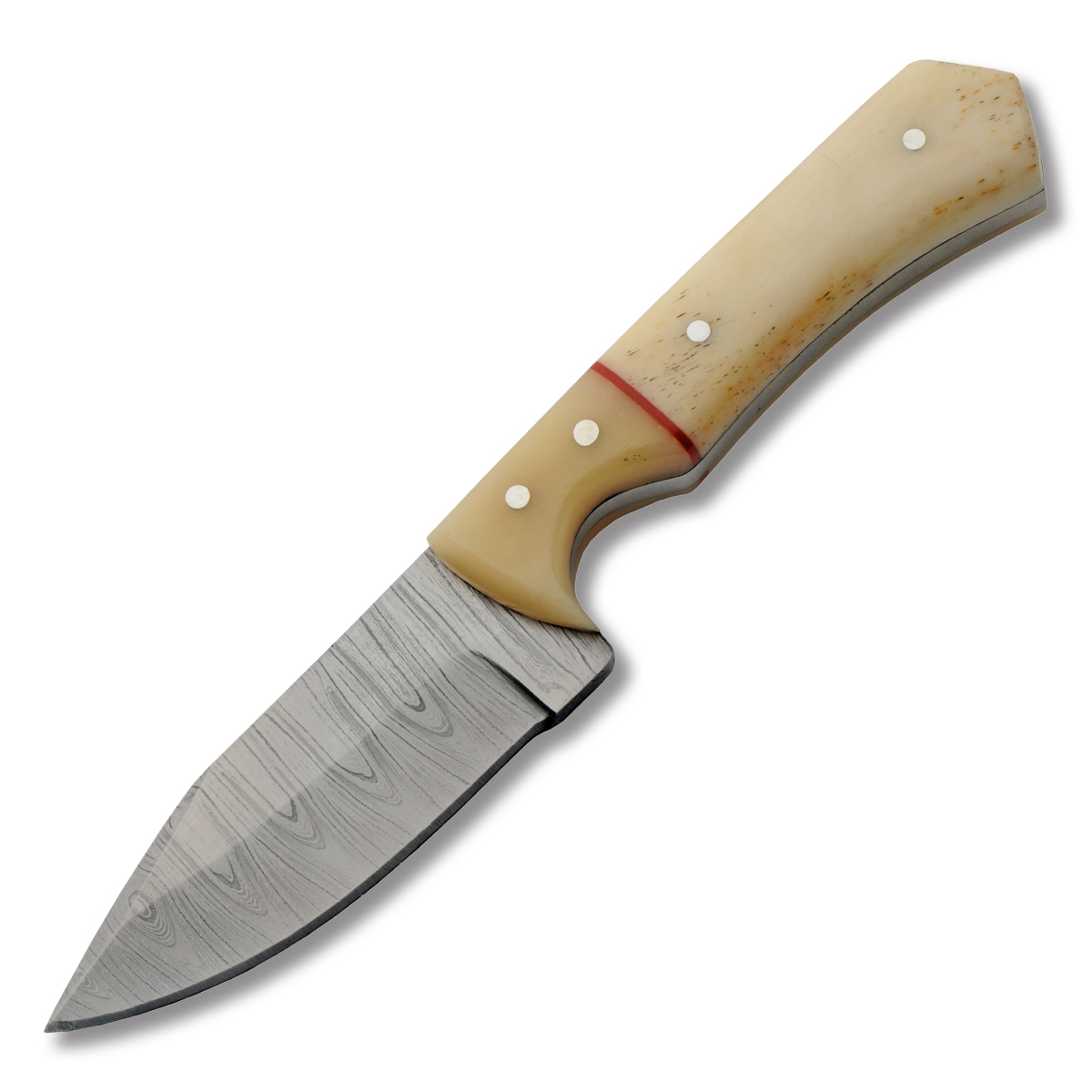 Szco 6.5" Bleached Bone Skinner Leather Sheath DM1404BO View 1