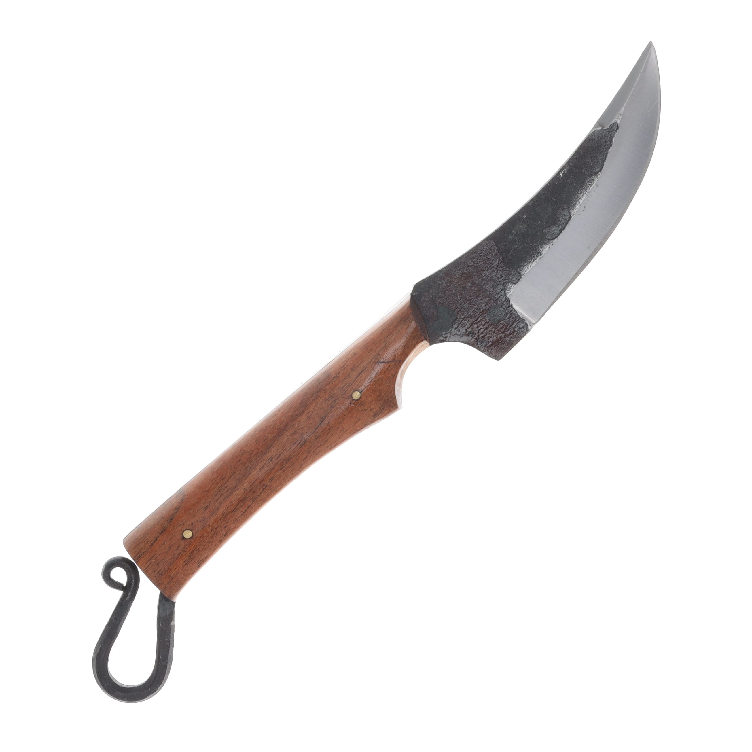 Szco 9.75" Forged Pitch Blade Hunter Wood Leather Sheath HS4459 View 4