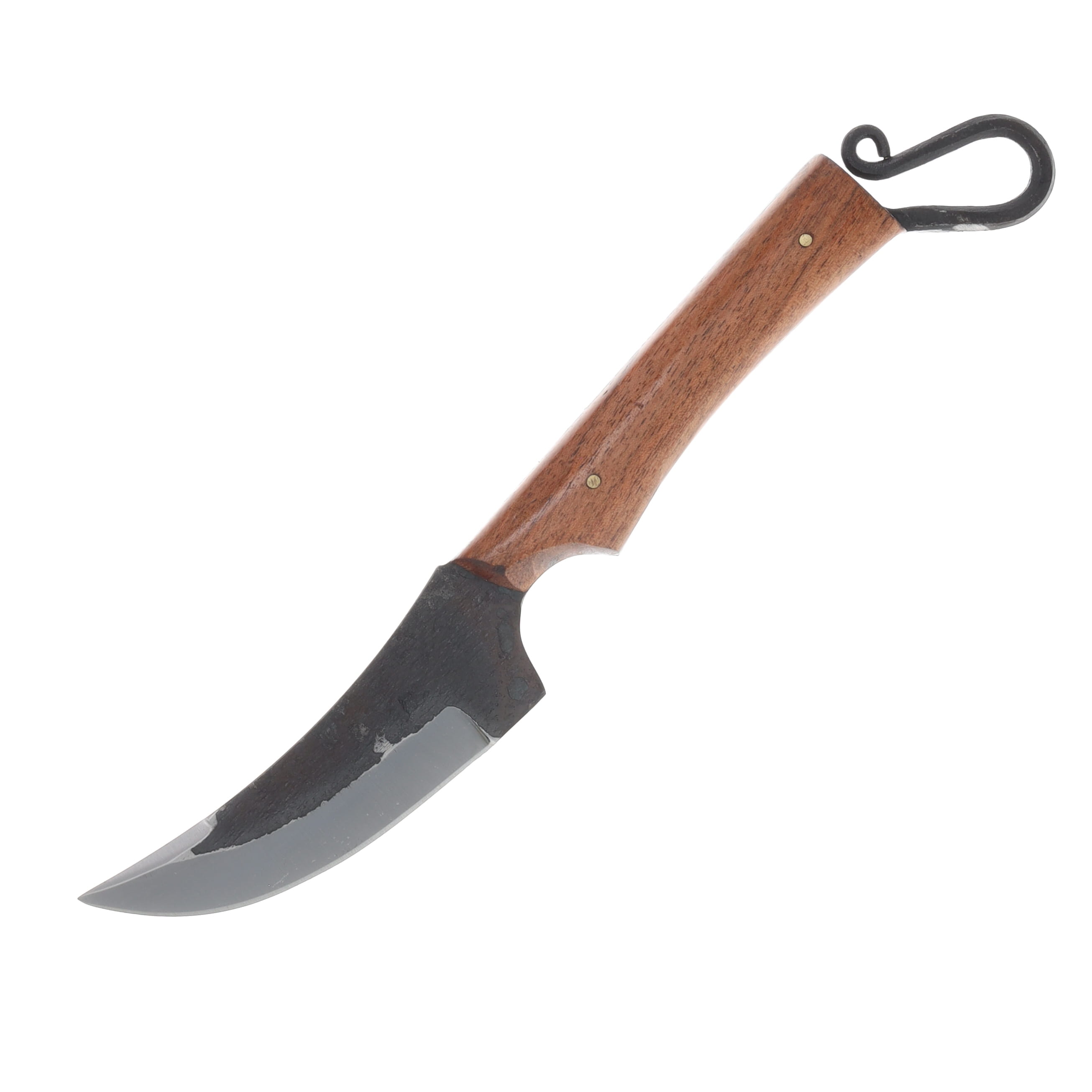 Szco 9.75" Forged Pitch Blade Hunter Wood Leather Sheath HS4459 View 3