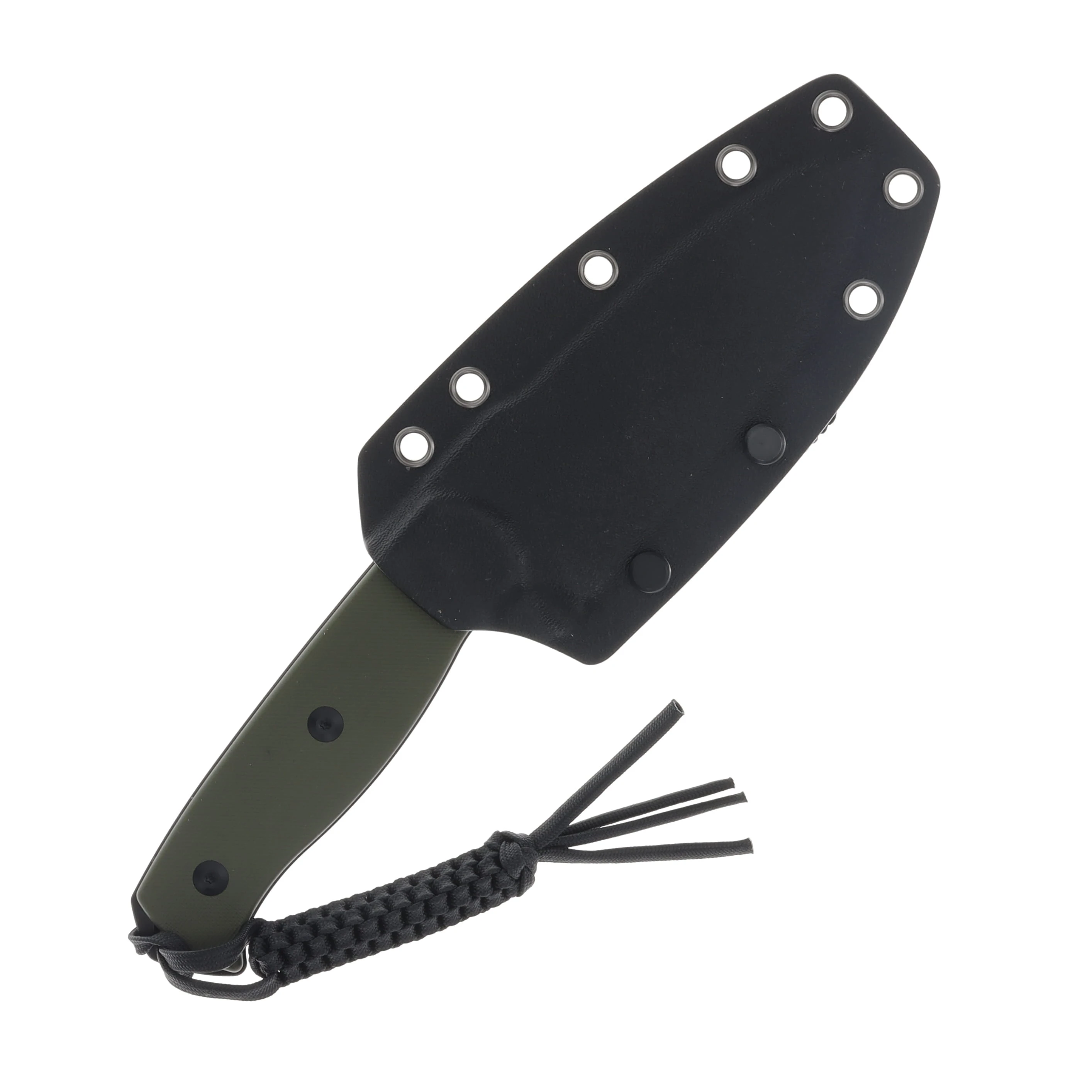 SENCUT Toxodon Fixed Blade Knife OD 4.57 Inch Plain Black Drop Point S24036-2 View 3