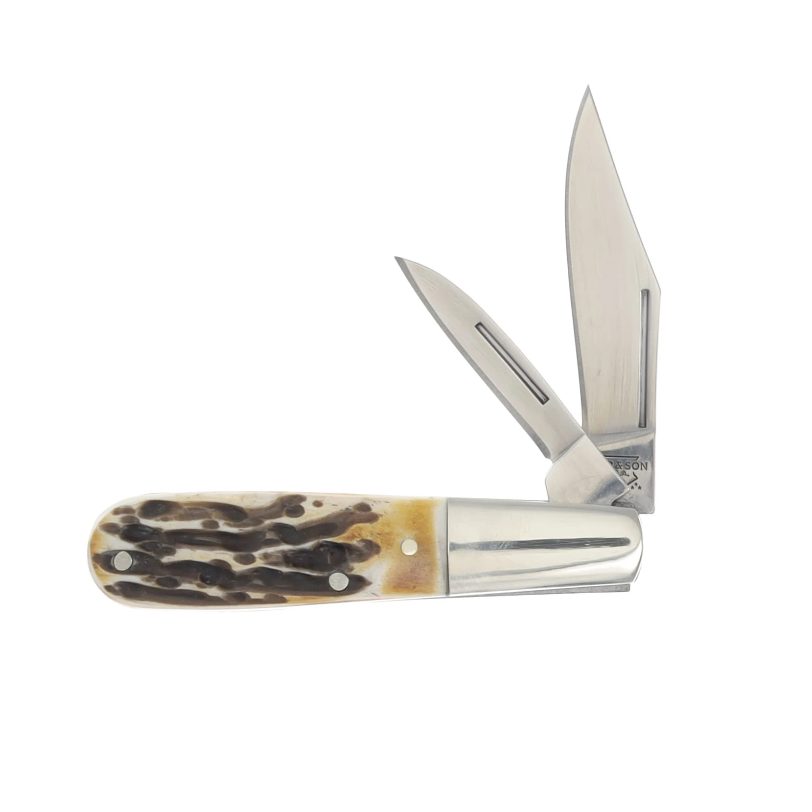 Bear & Son Genuine India Stag Bone Baby Barlow Folding Knife BR5281.5 View 1