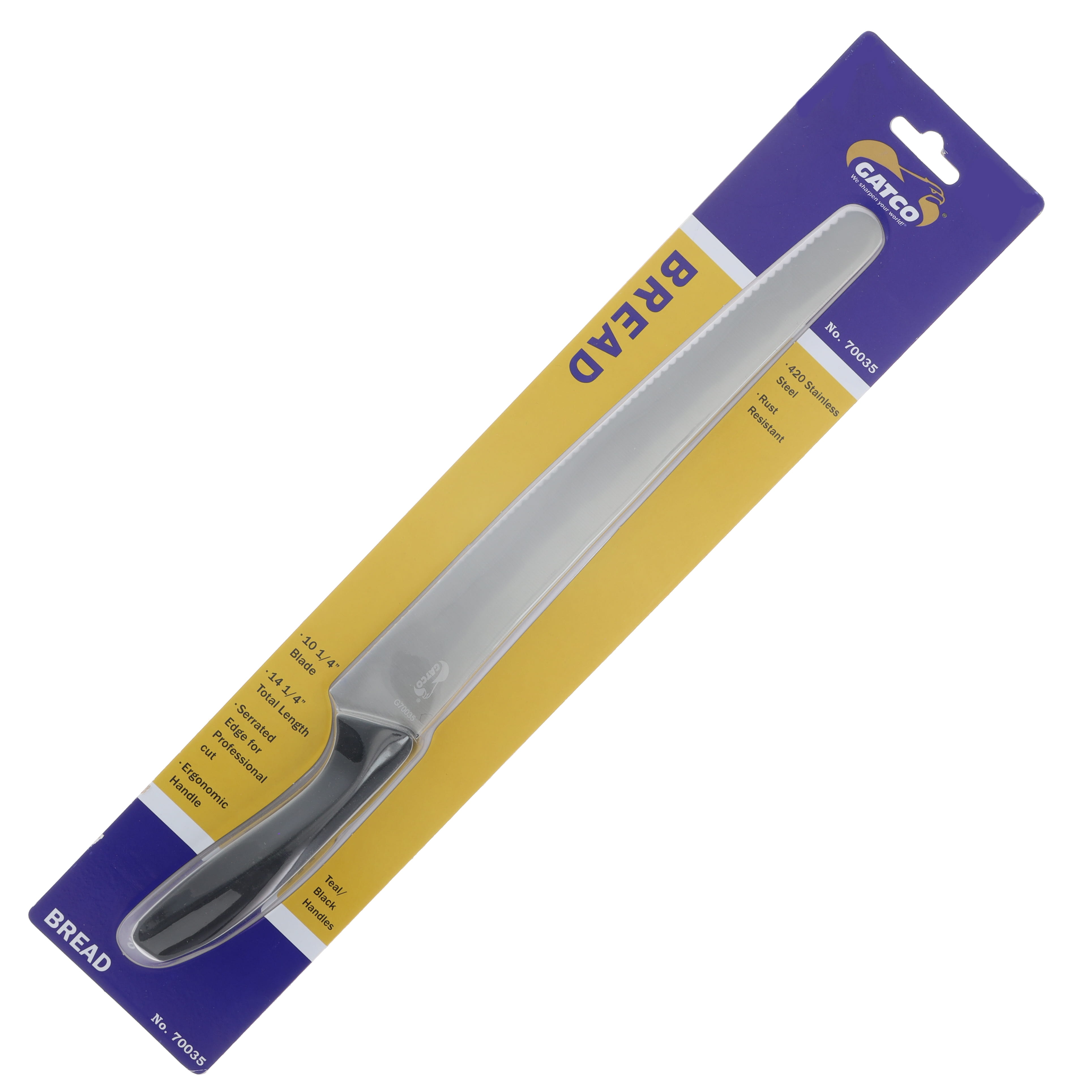 Gatco 14.75in Bread Knife Black Zytel G70035 View 4
