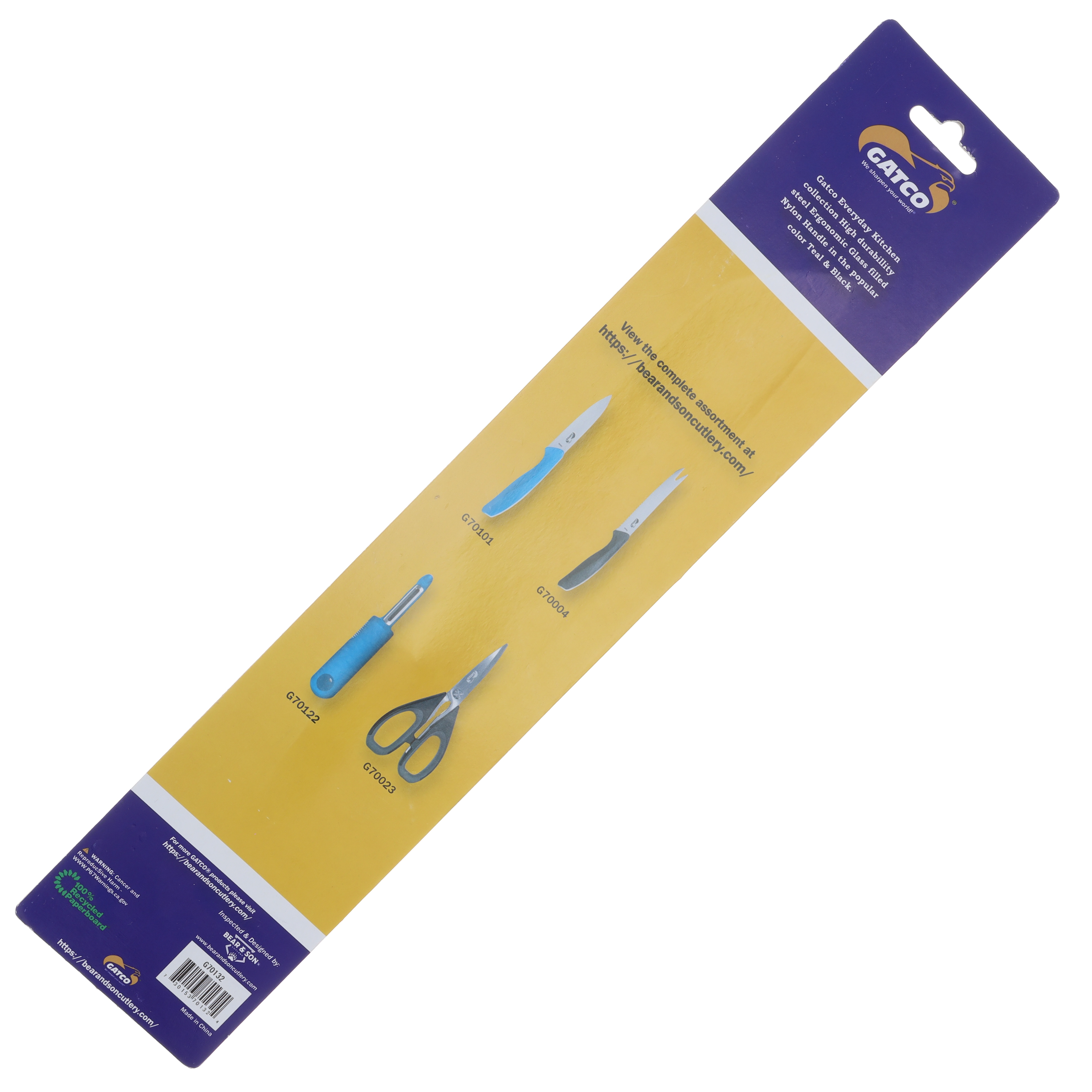 Gatco 12 1/8″ Chef Knife Teal Zytel G70132 View 4