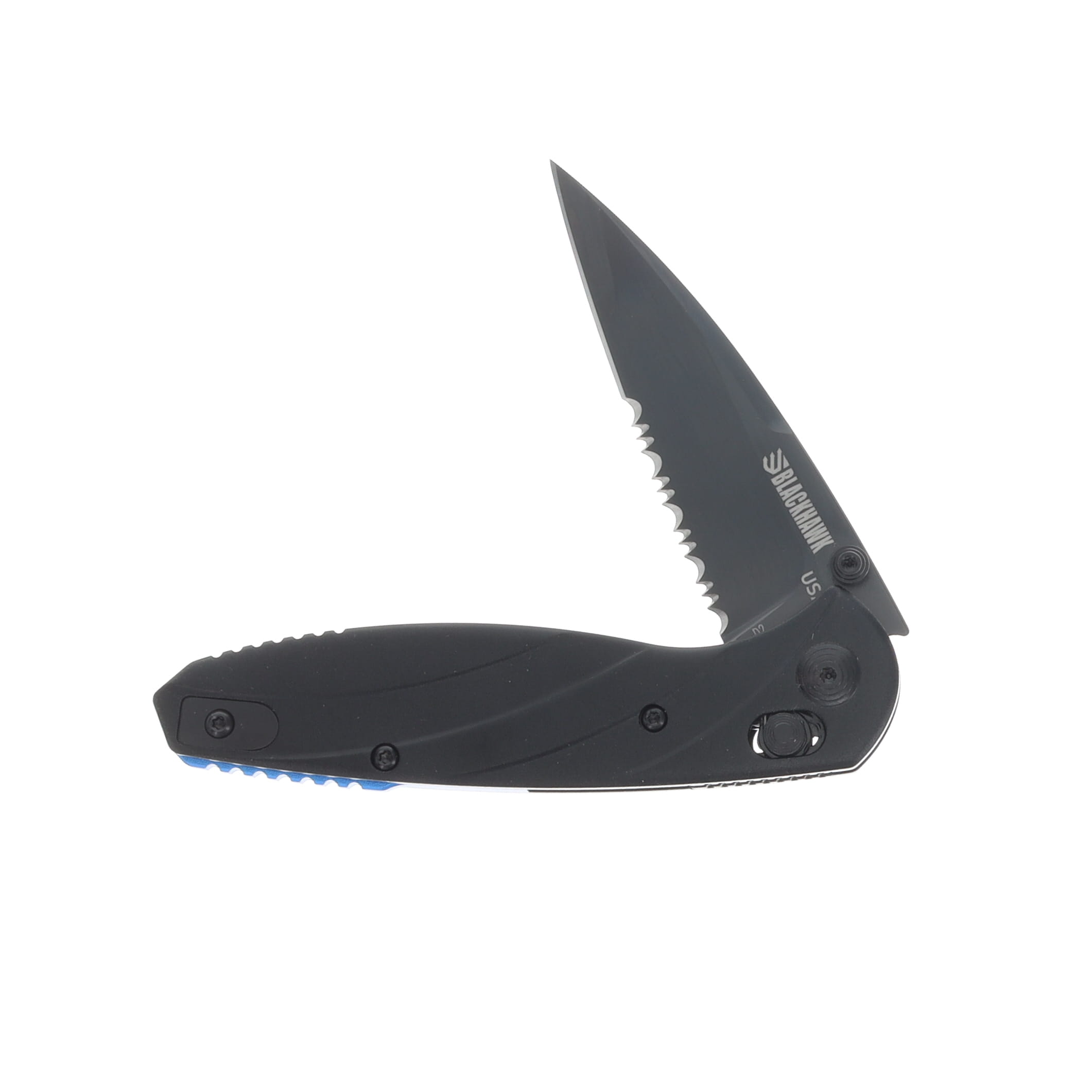 Blackhawk Officer Carry Slide Lock Folder Partially Serrated Edge BHOC111BK View 3